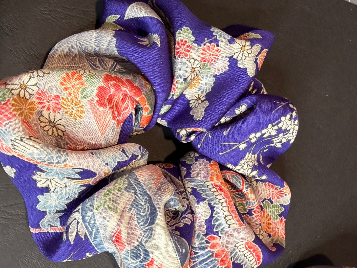 Lot de 3 chouchous kimono japonais en soie