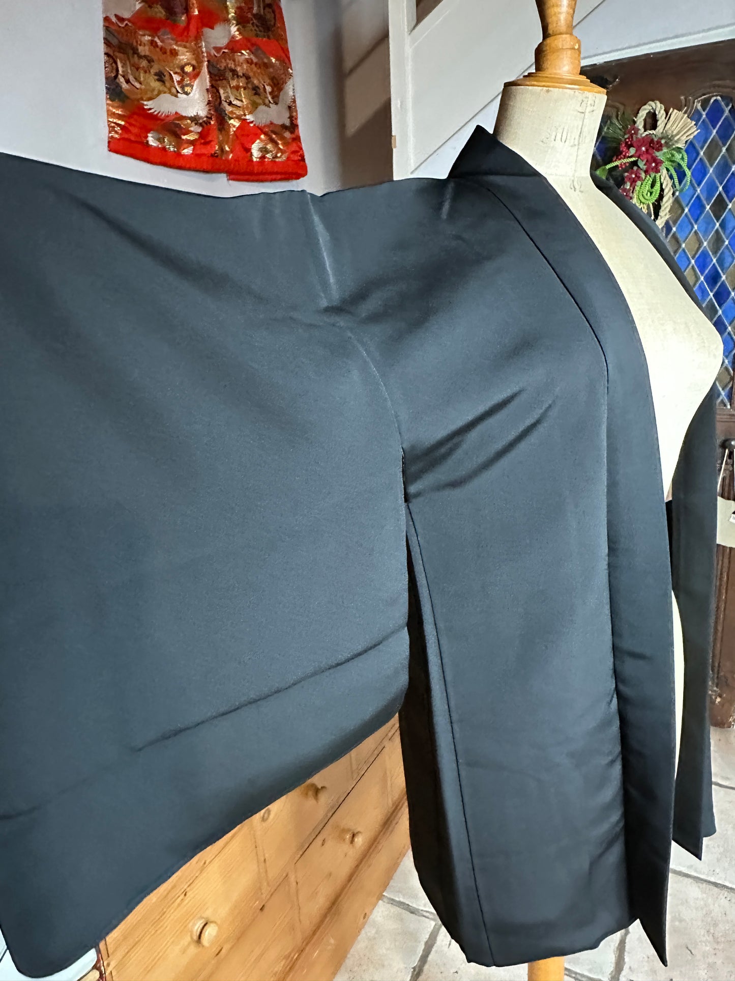 Haori veste de kimono femme en soie Neuf grand taille