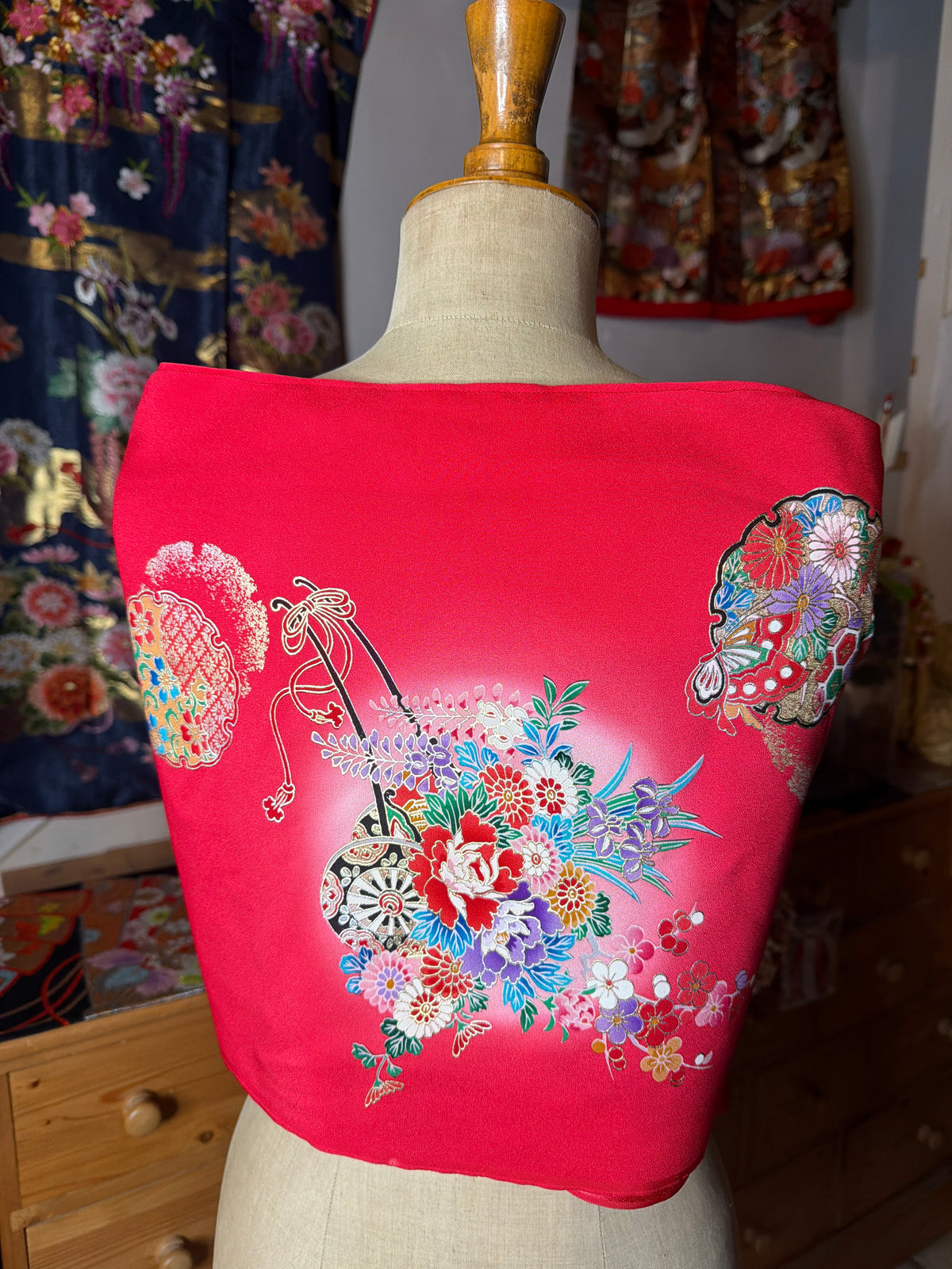 Top tunique 3 en 1 kimono enfant japonais en soie