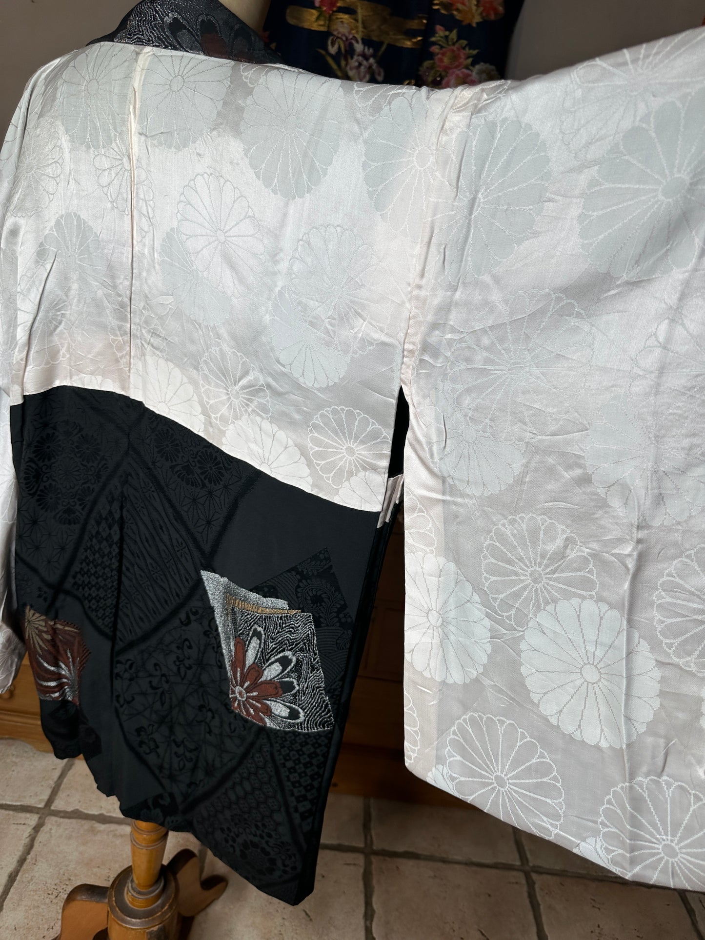 Haori veste kimono japonais Neuen soie