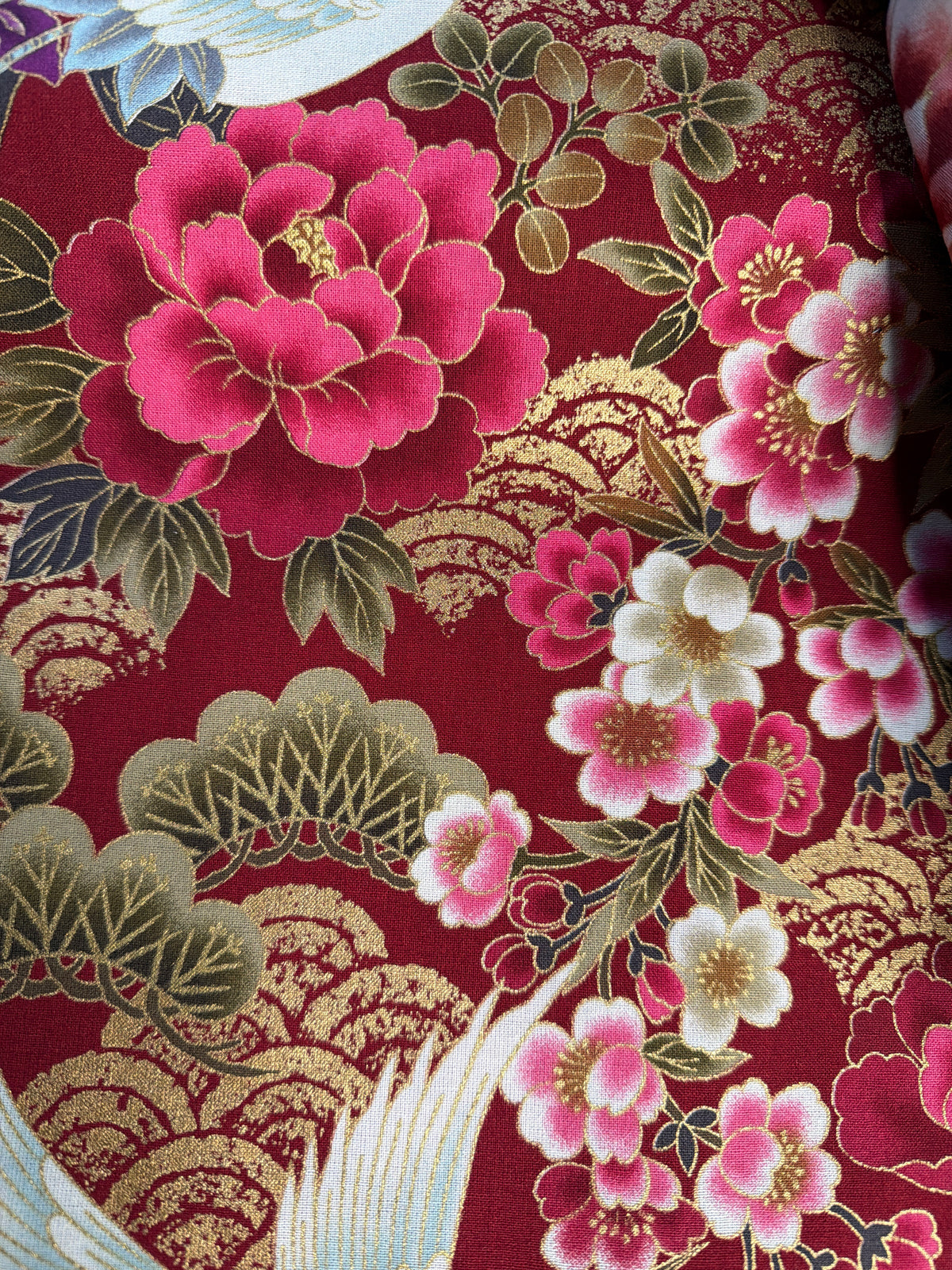 Japanese cotton fabric scrap