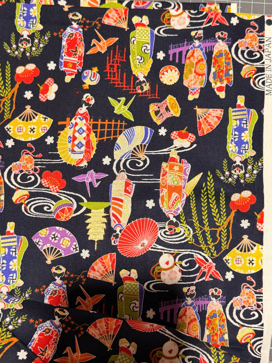 Coupon tissu japonais