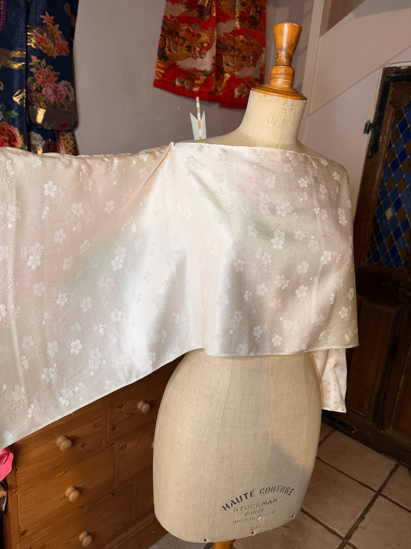 Top tunique 3 en 1 kimono japonais jyuban en soie Neuf