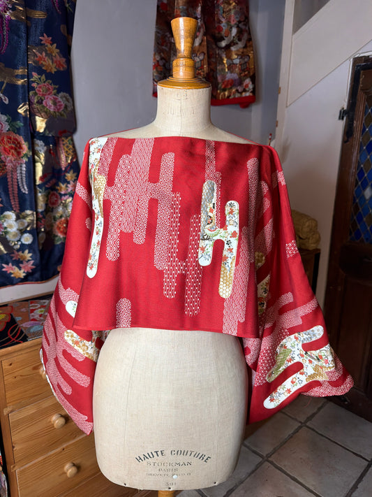 Top tunique 3 en 1 kimonos japonais en soie