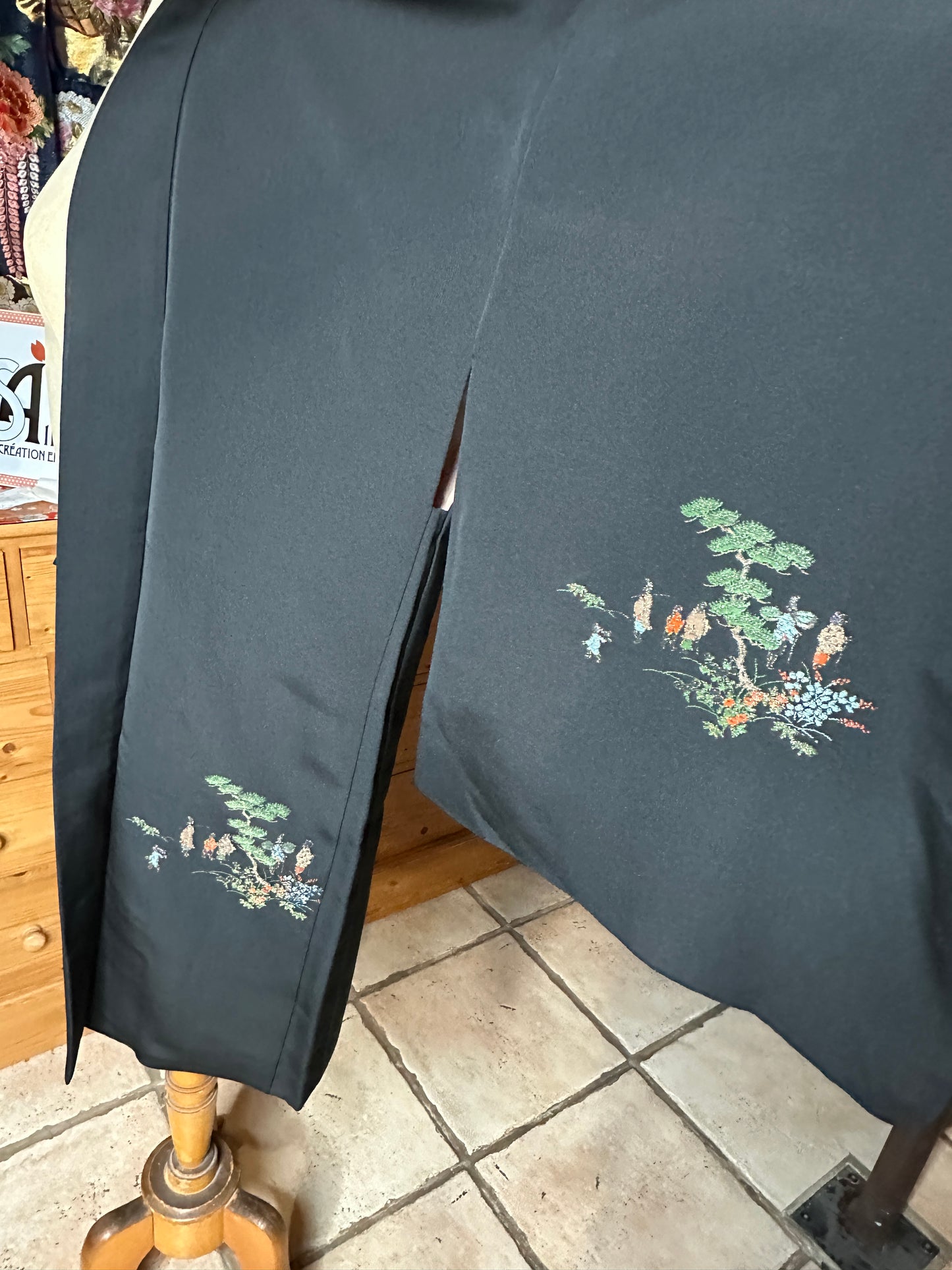 Haori veste de kimono femme en soie Neuf grand taille