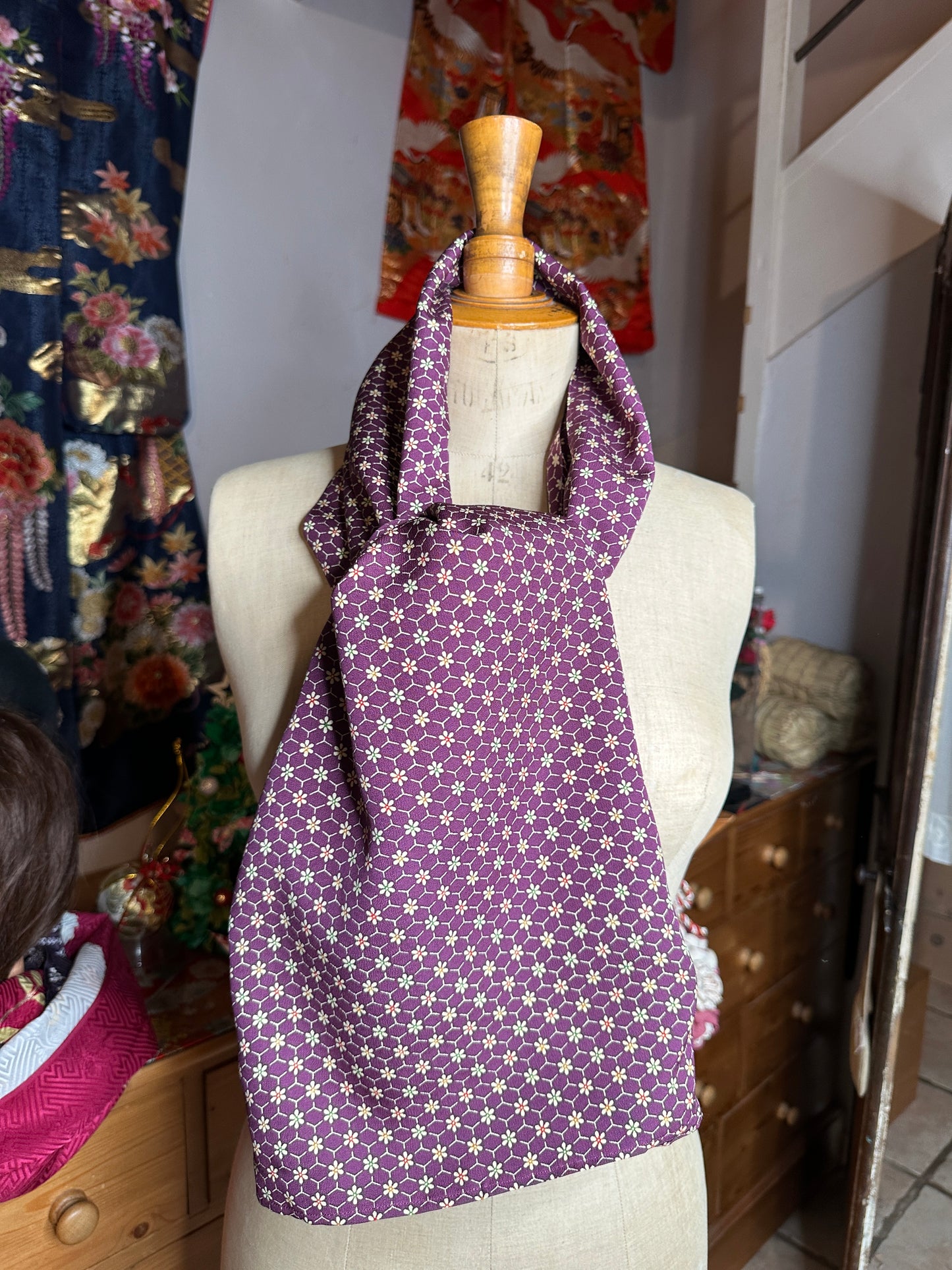 Top tunique kimono japonais en soie Neuf