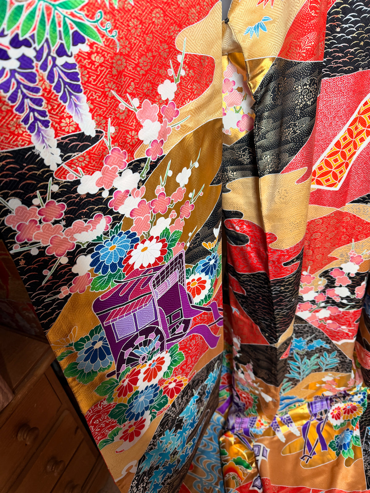 Kimono de mariage Hikifurisode japonais
