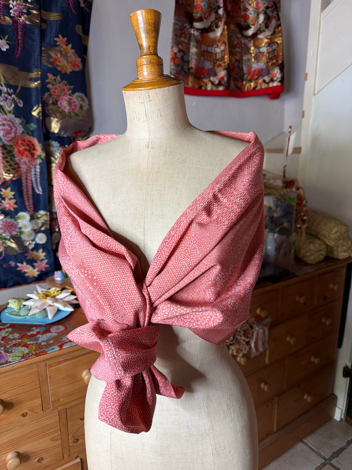 Top tunique 3 en 1 kimono japonais en soie