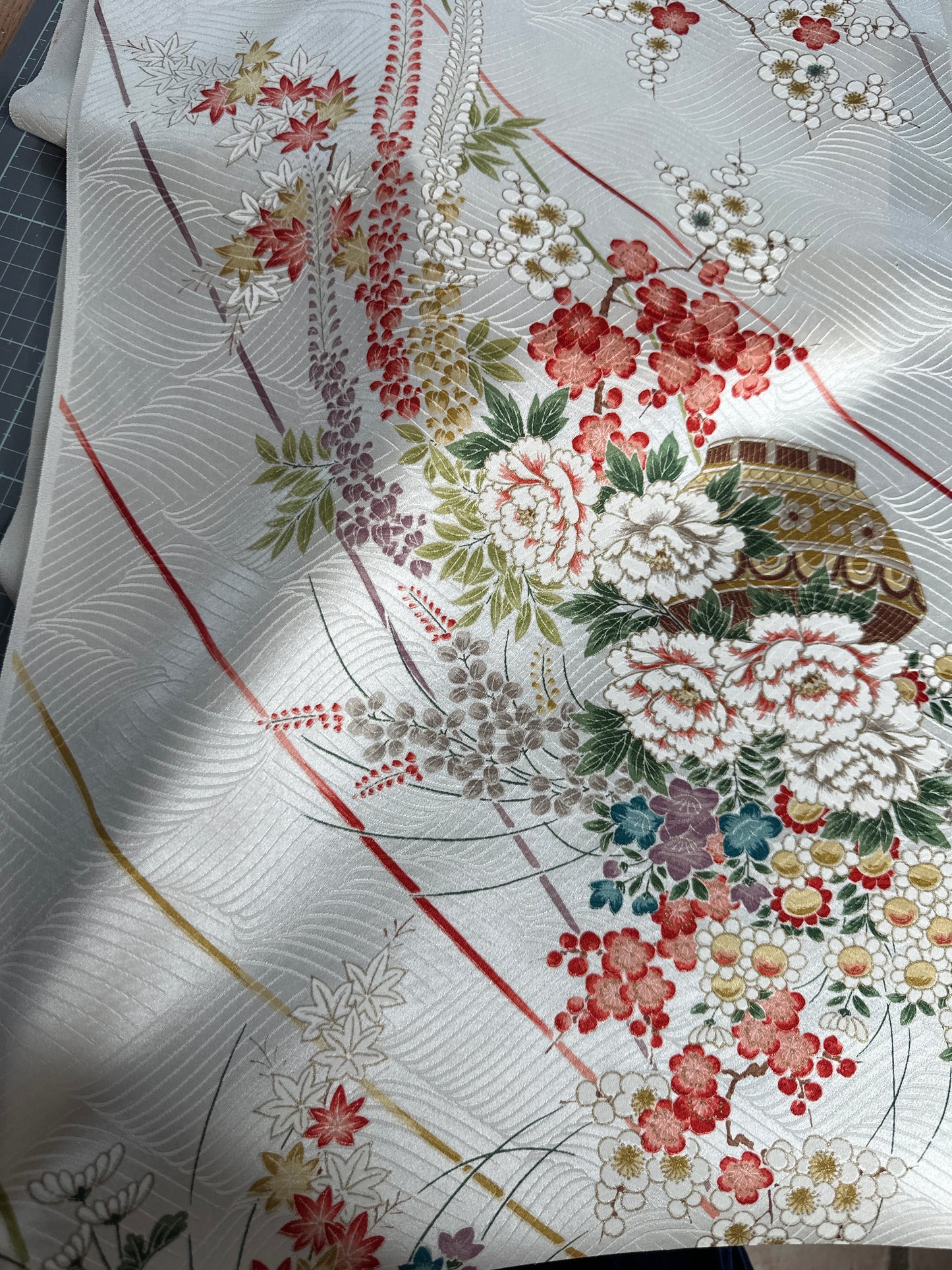 Tissu en soie kimono