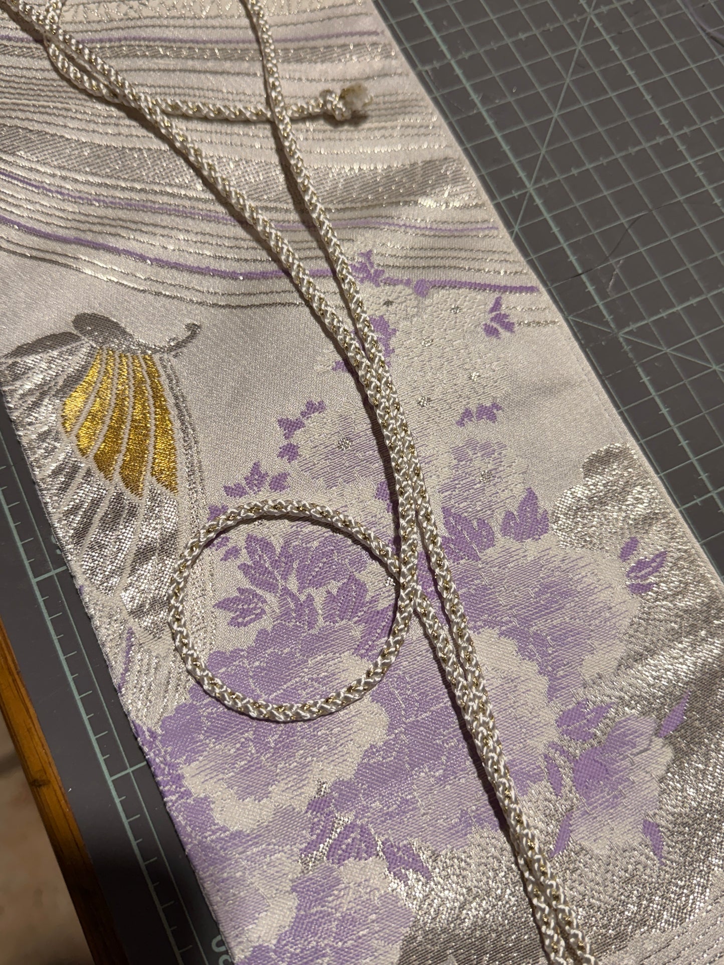 Ceinture Obi japonais avec cordelette