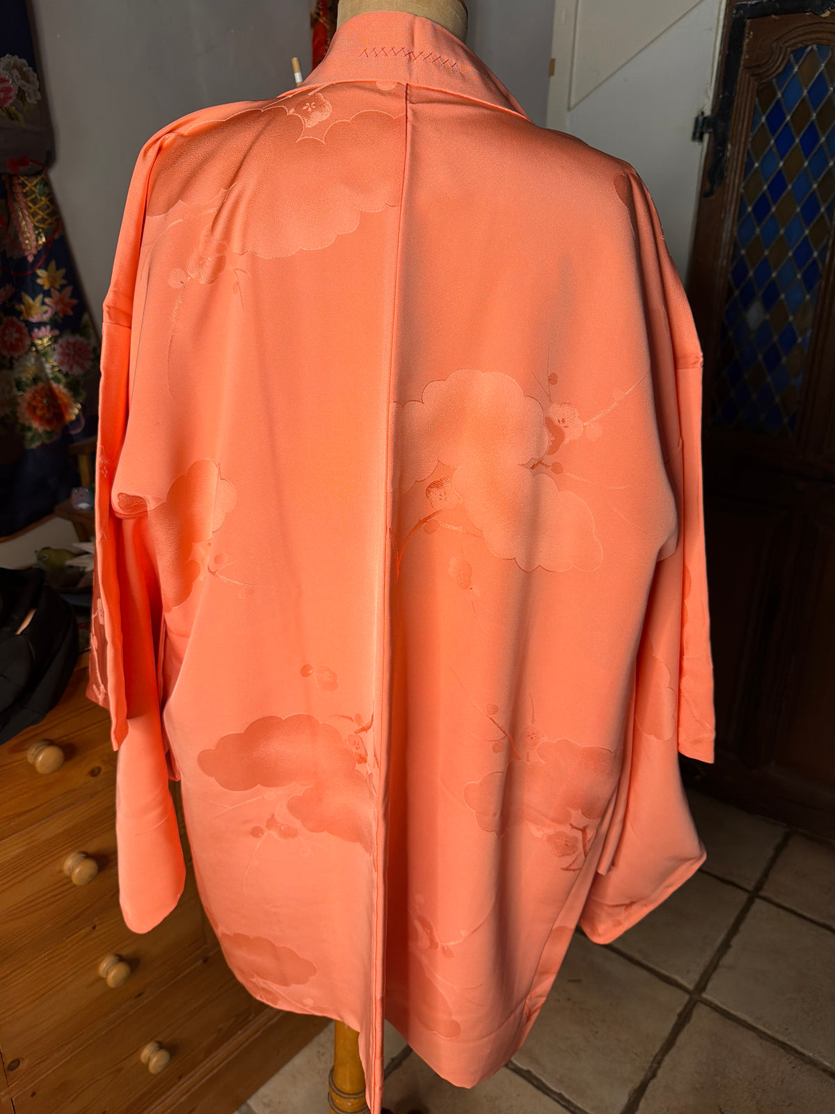 Haori veste de kimono japonais en soie Neuf