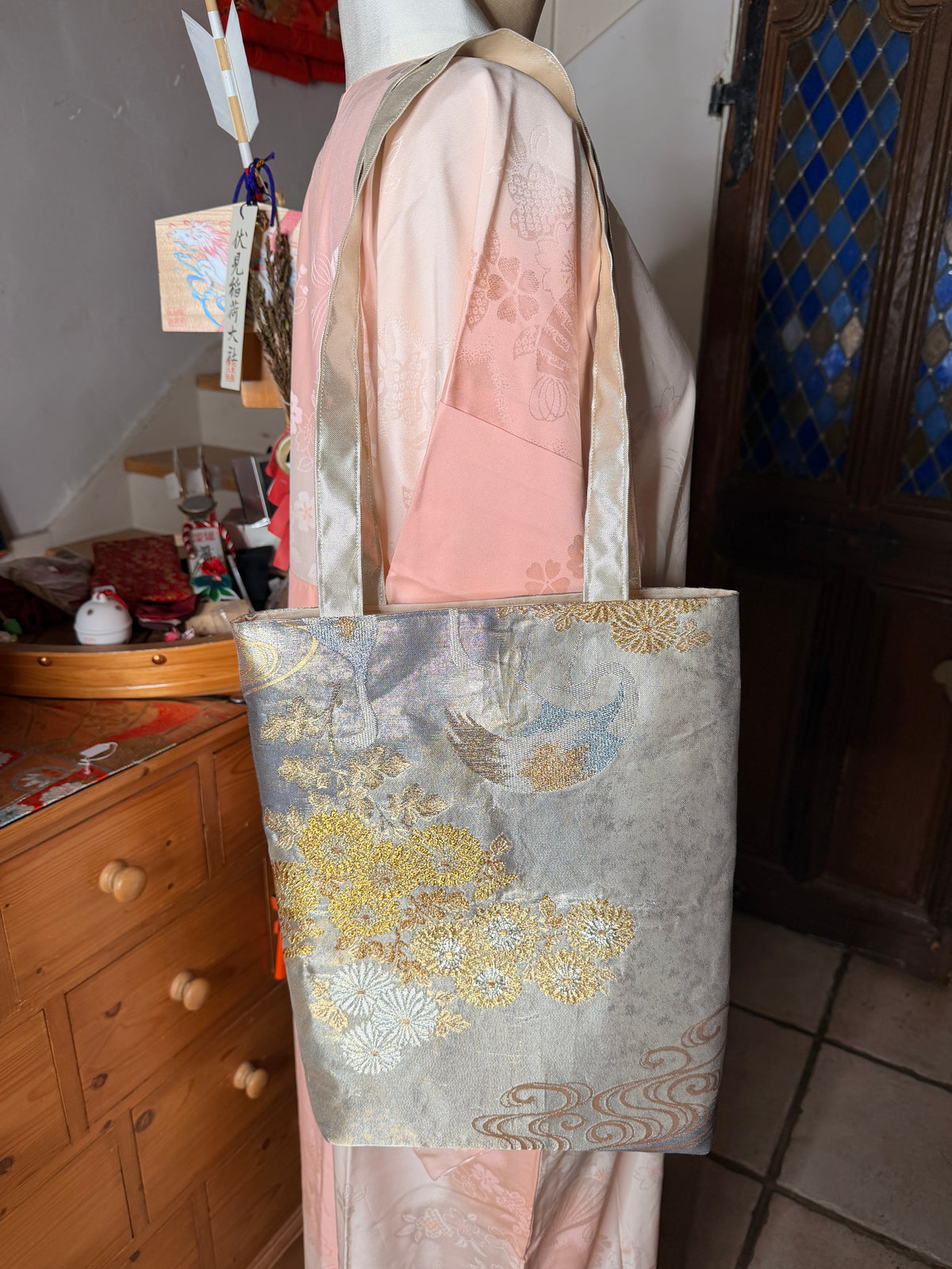 Tote bag Obi Japonais en soie