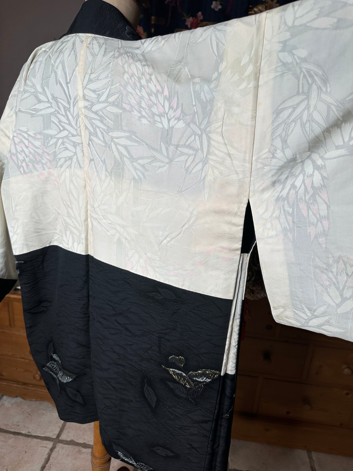 Haori veste de kimono japonais en soie Neuf