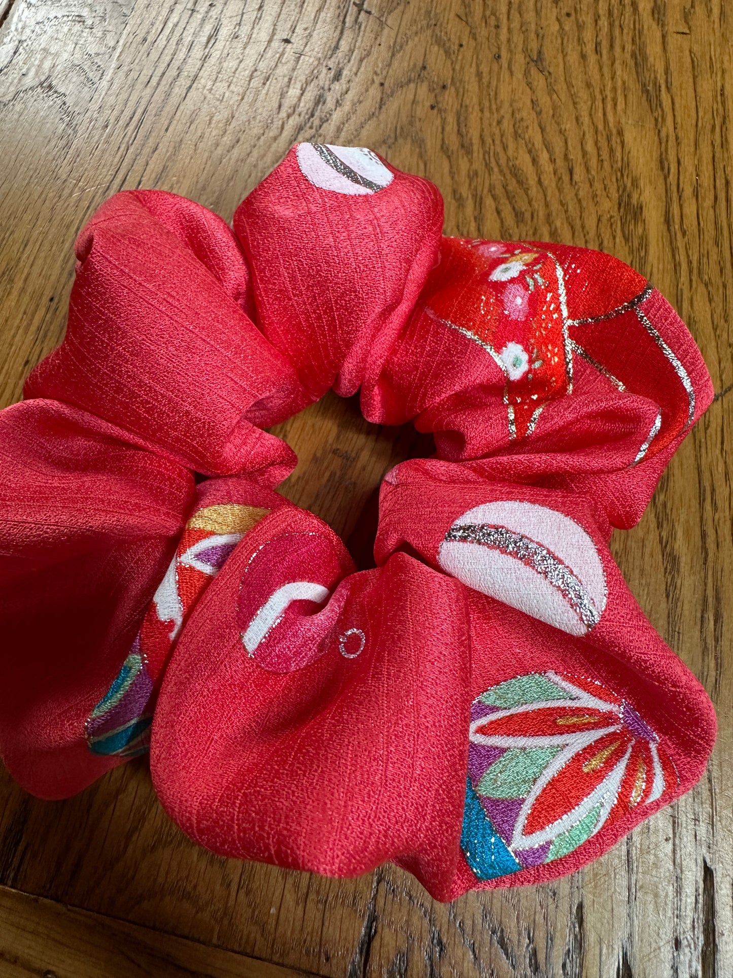 Chouchou kimono japonais en soie grand modèle