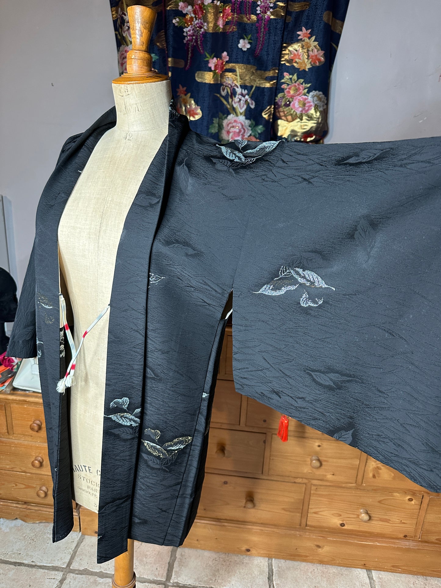 Haori veste de kimono japonais en soie Neuf