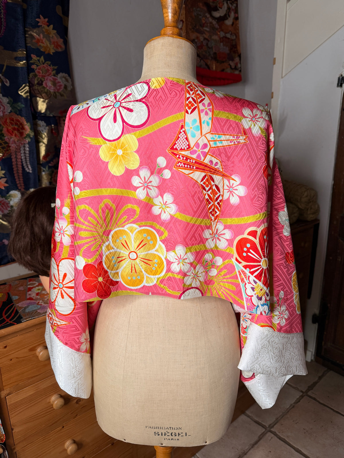 Top tunique 3 en 1 furisode kimono japonais