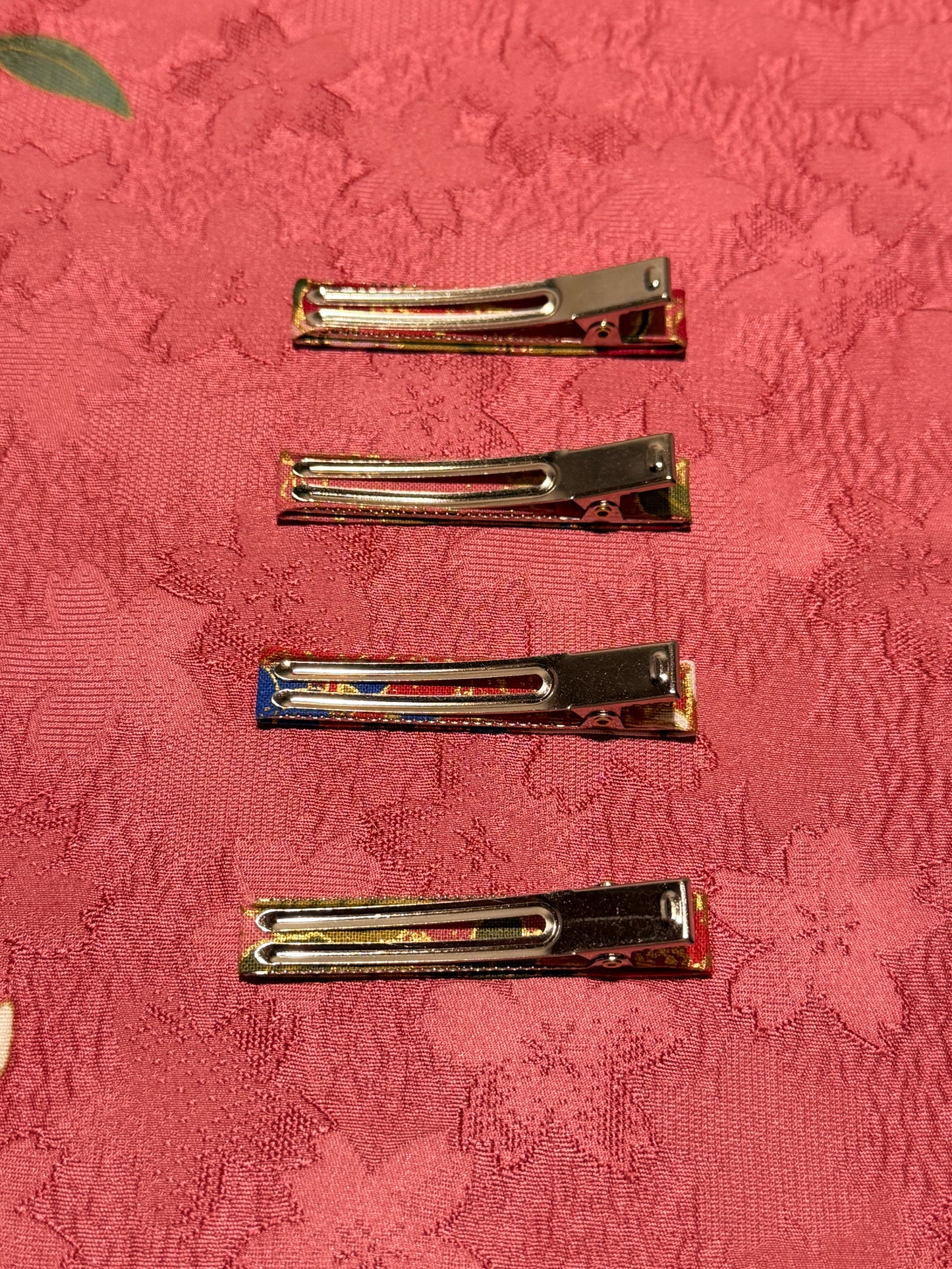 4 pinces pour les cheveux tissu japonais