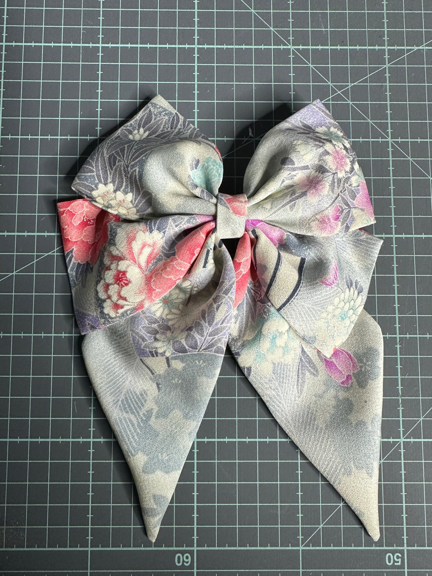 Barette pour les cheveux kimono japonais en soie