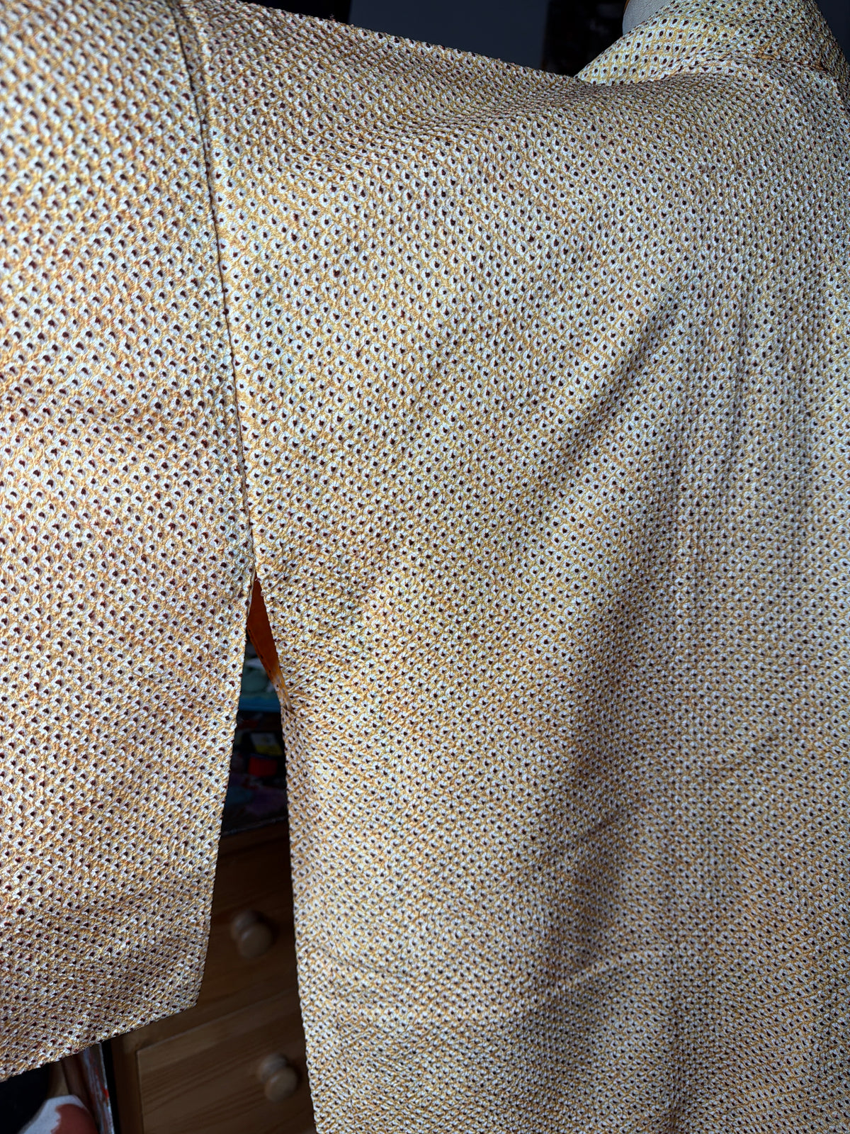 Haori veste de kimono japonais en soie Shibori avec Haorihimo inclus