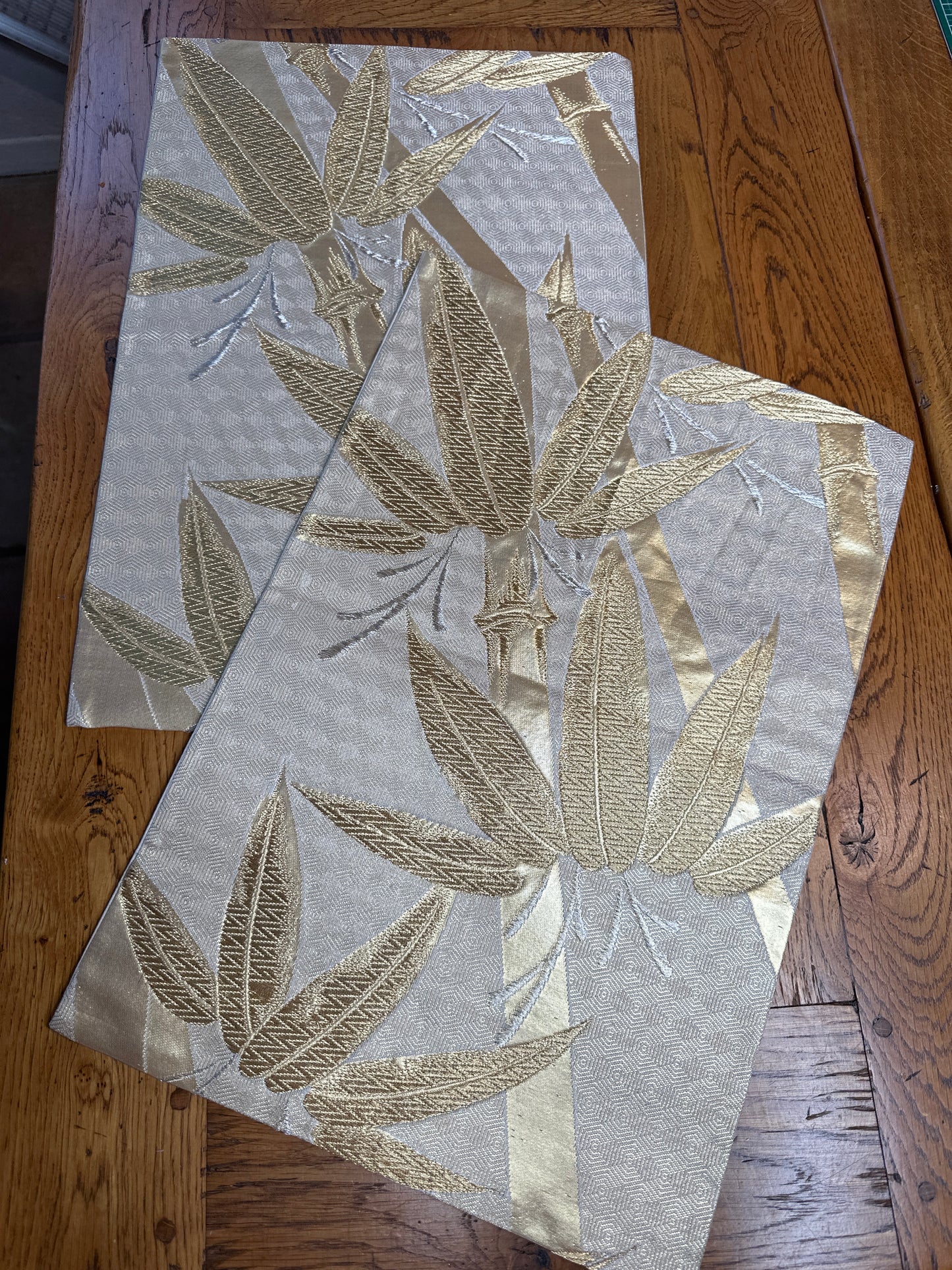 2 set de table Obi japonais