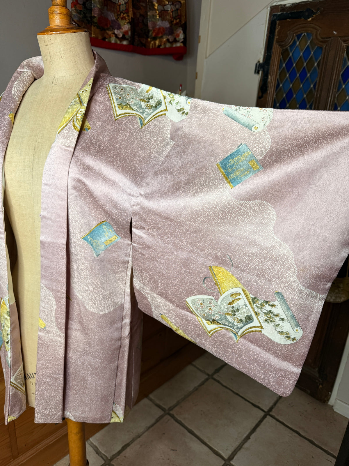 Haori veste de kimono japonais en soie