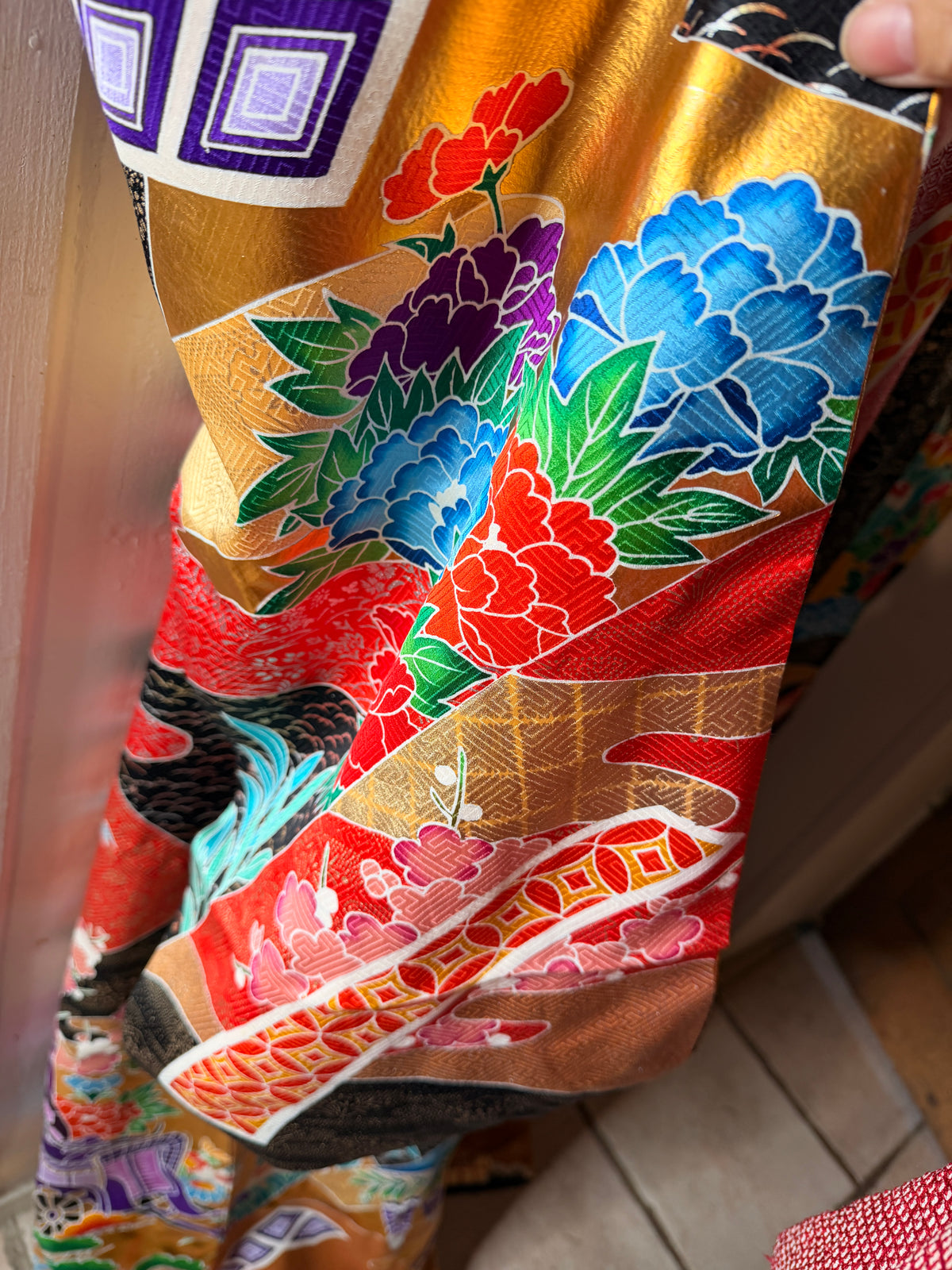 Kimono de mariage Hikifurisode japonais