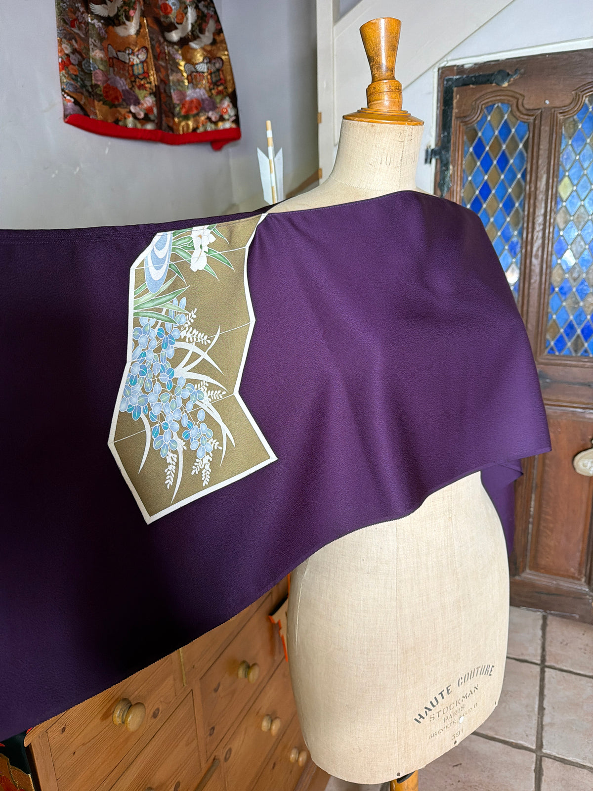 Top tunique 3 en 1 kimono japonais en soie