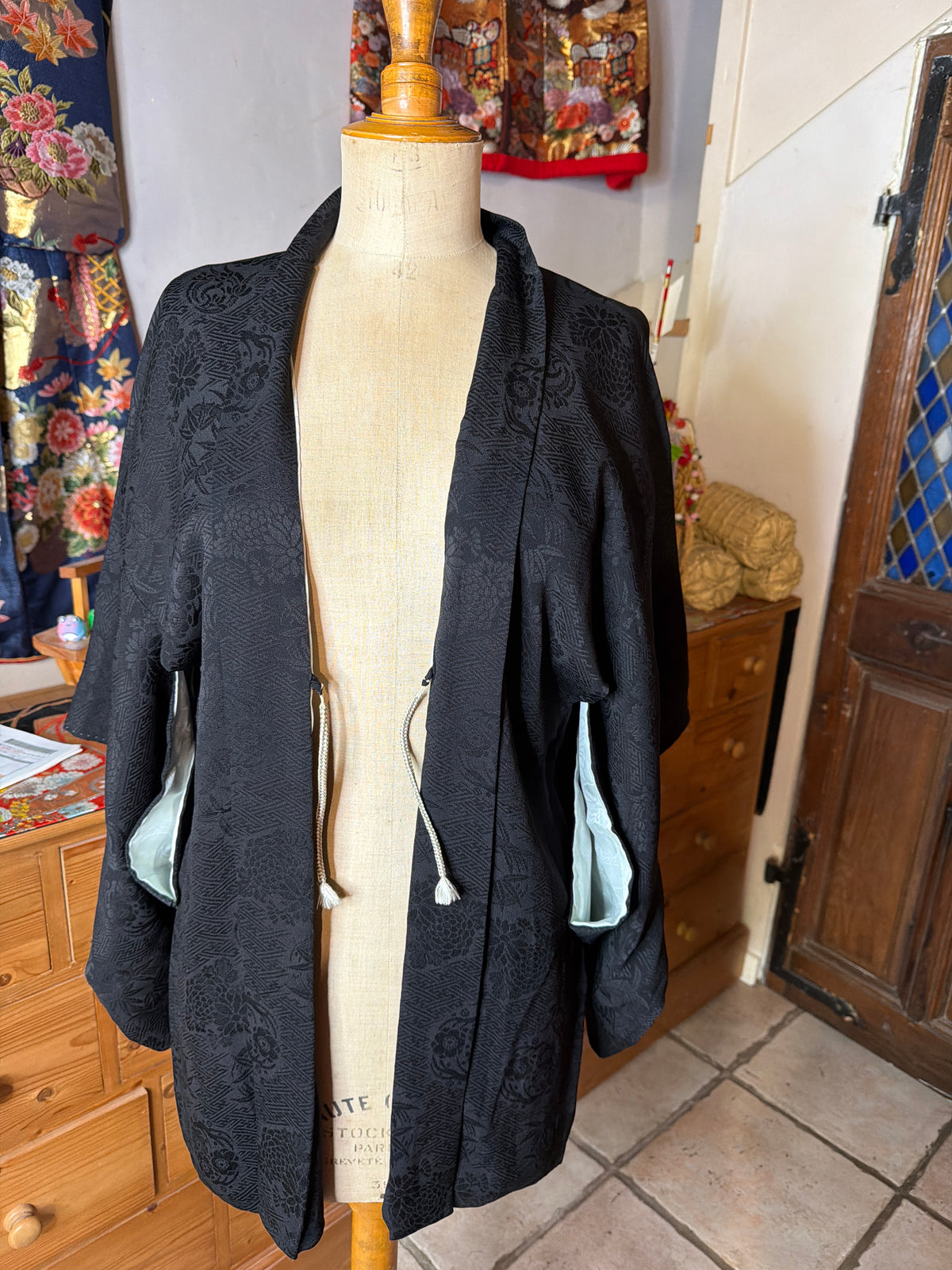 Haori veste de kimono japonais en soie