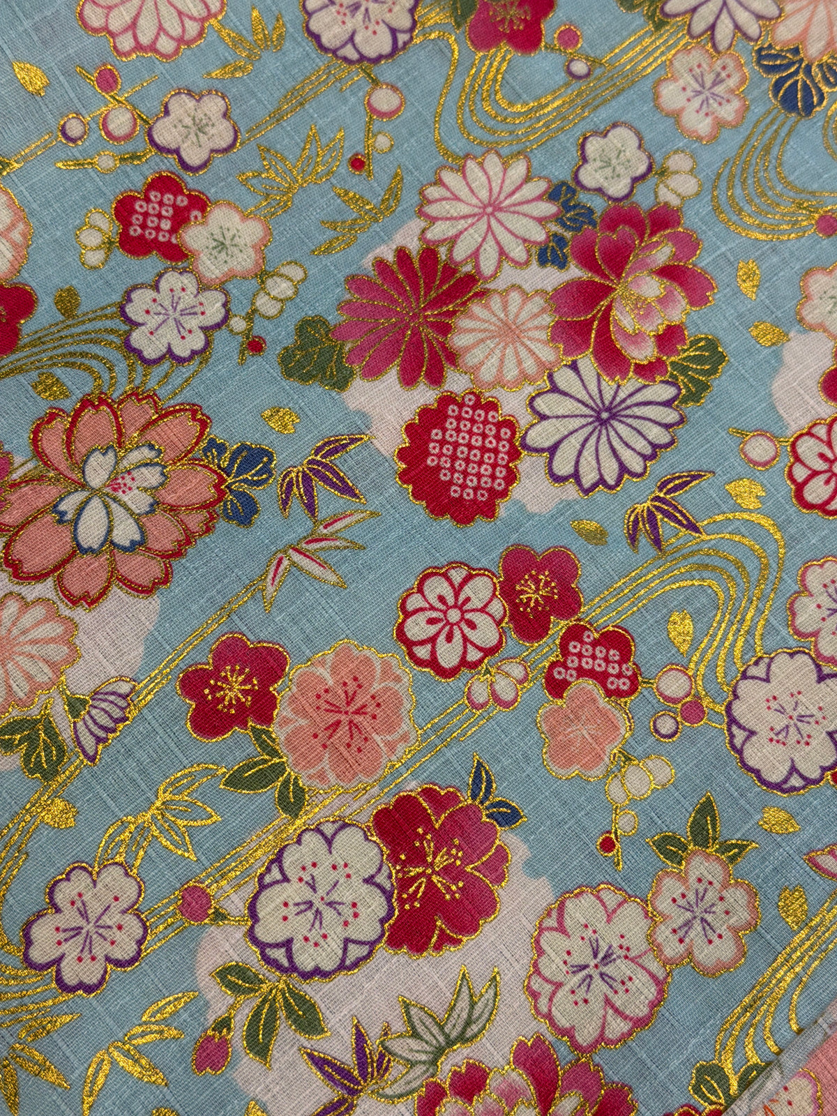 Tissu japonais en coton Hokkoh