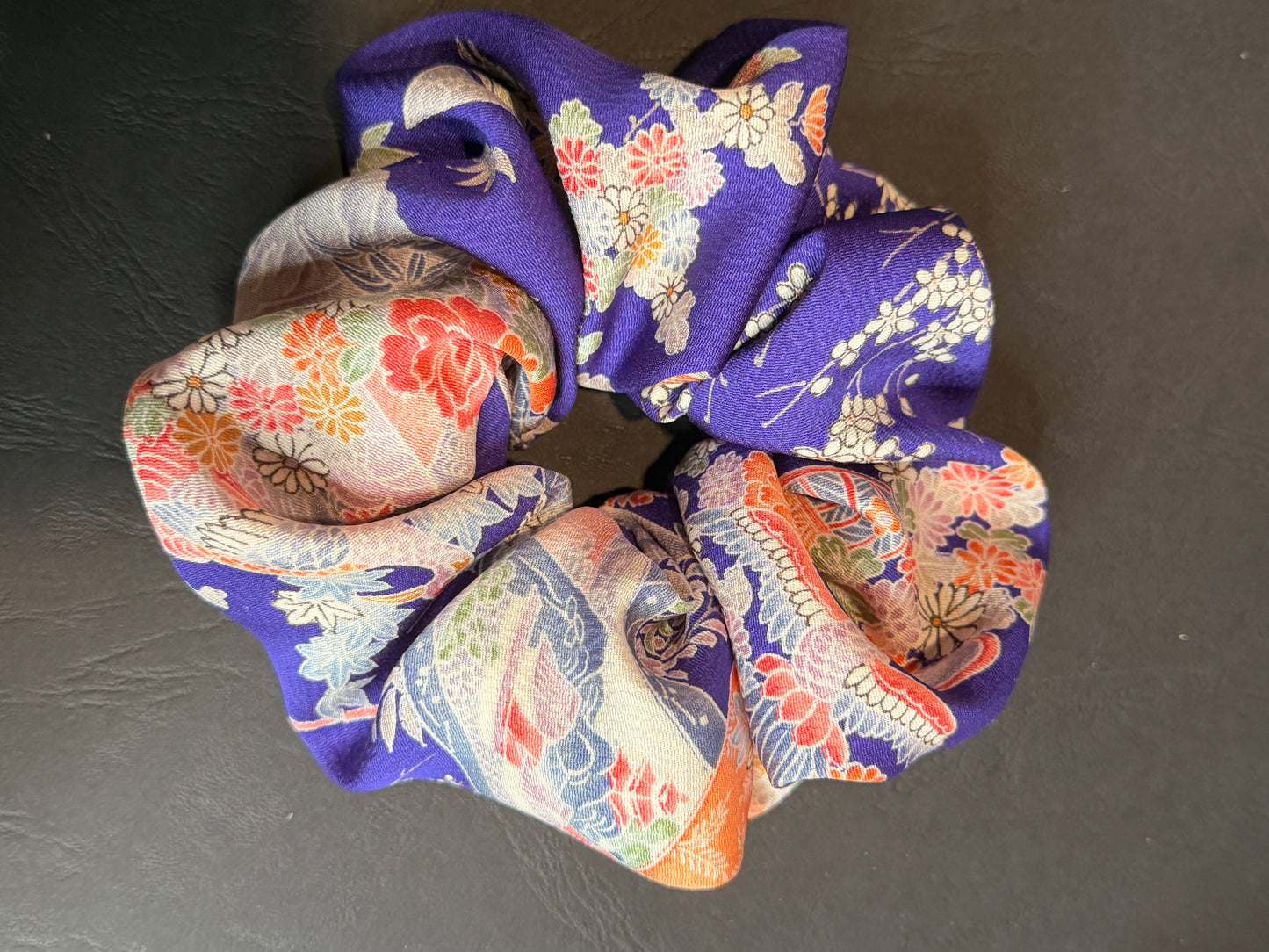 Lot de 3 chouchous kimono japonais en soie