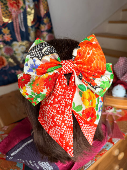 Barette pour les cheveux kimono japonais enfant