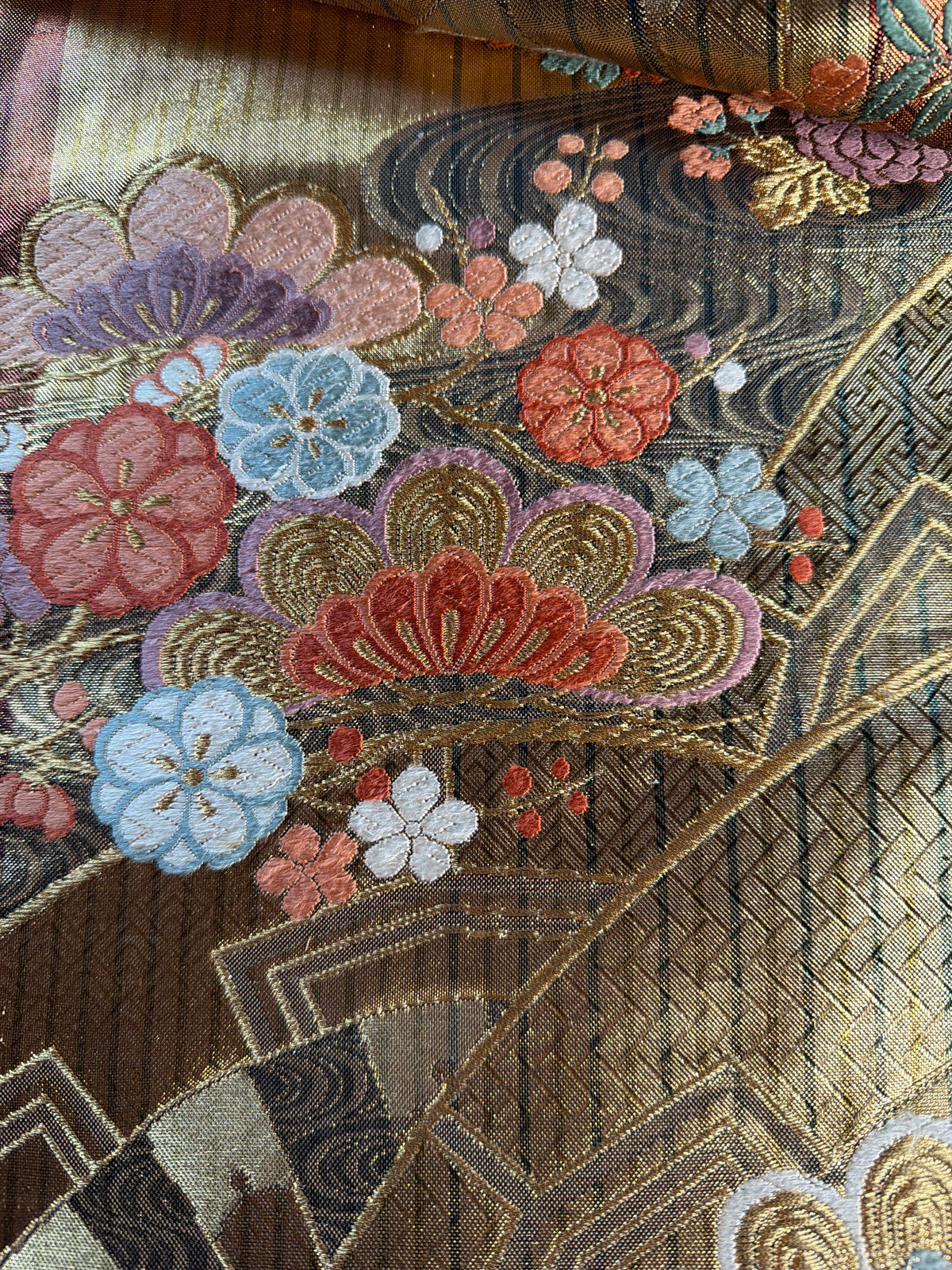 Chemin de table Obi kimono japonais