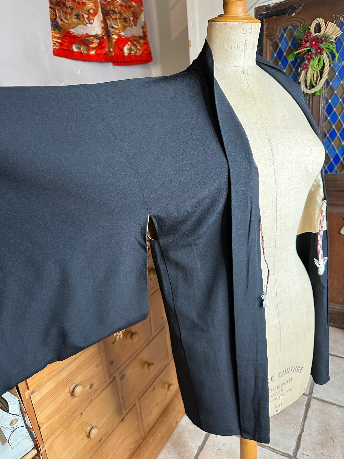 Haori kimono veste japonais en soie occasion