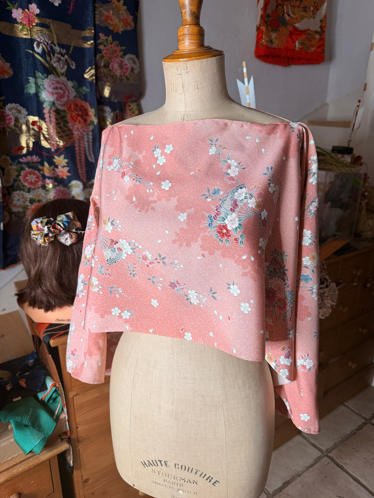 Top tunique 3 en 1 kimono japonais