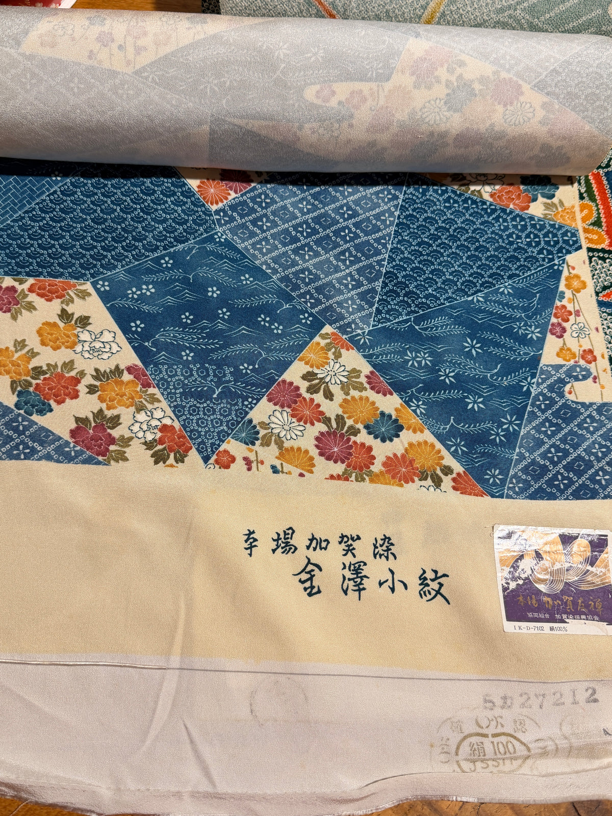 Foulard ruban kimono japonais en soie