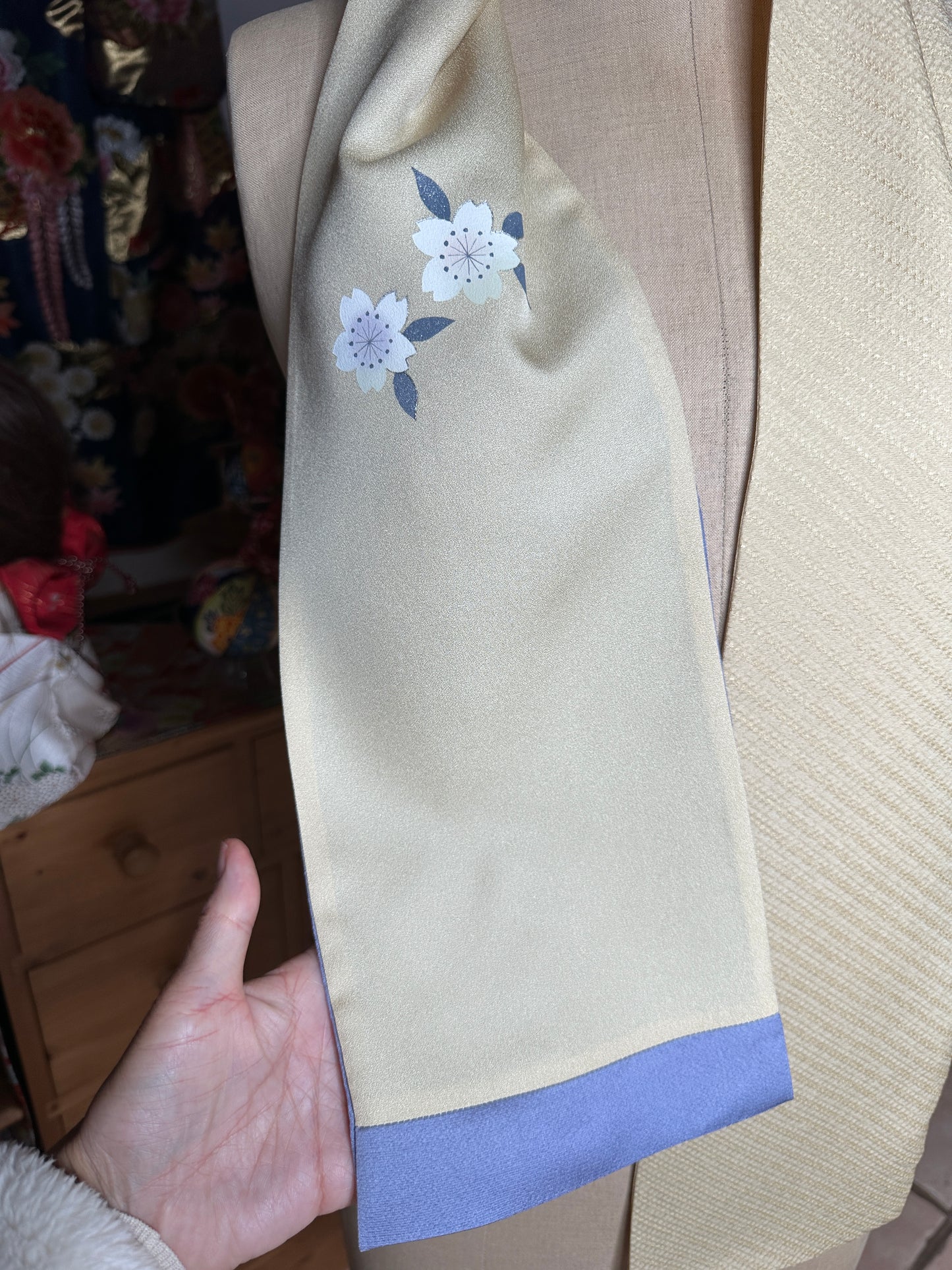 Foulard kimono japonais en soie