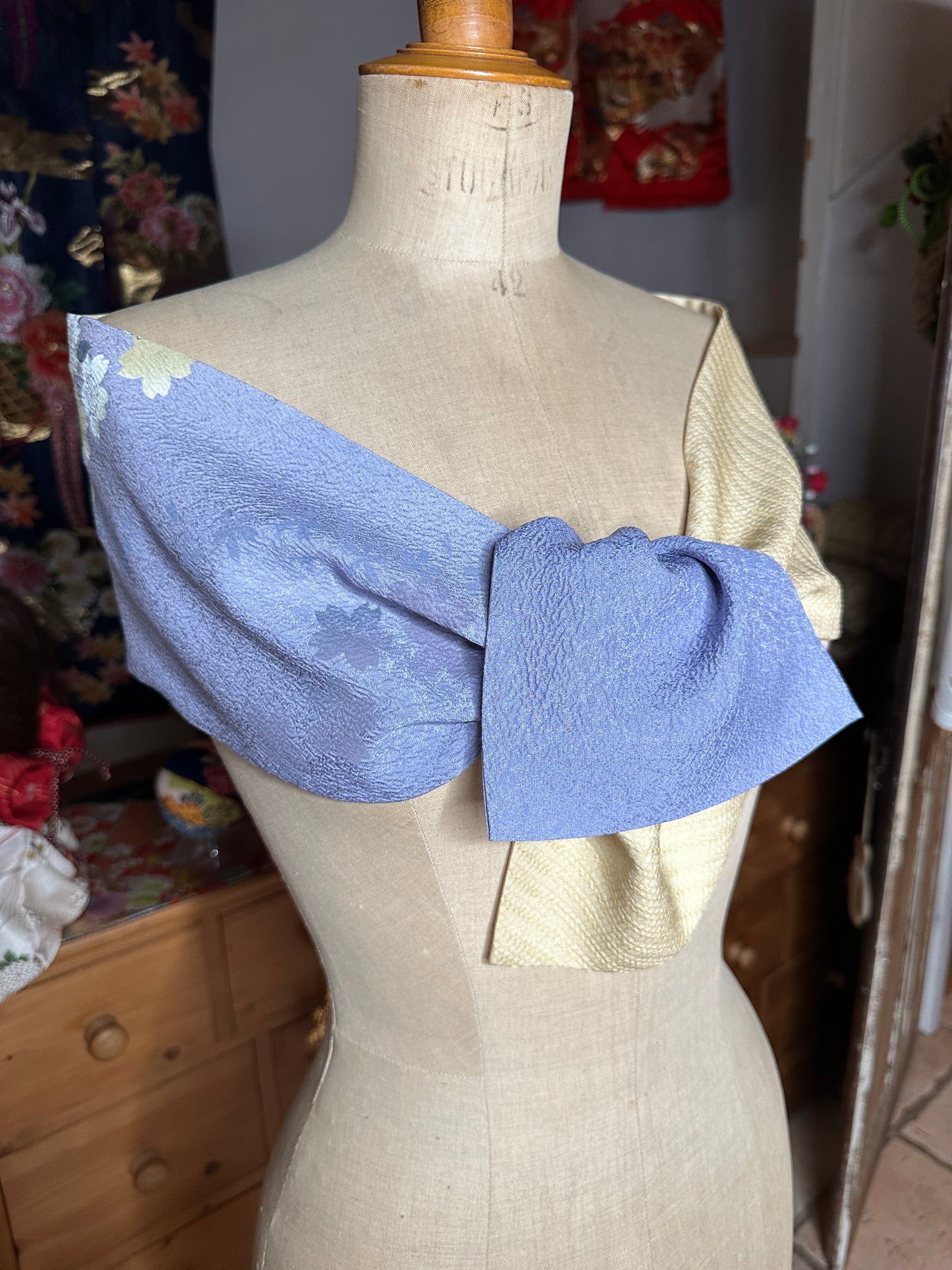 Foulard kimono japonais en soie