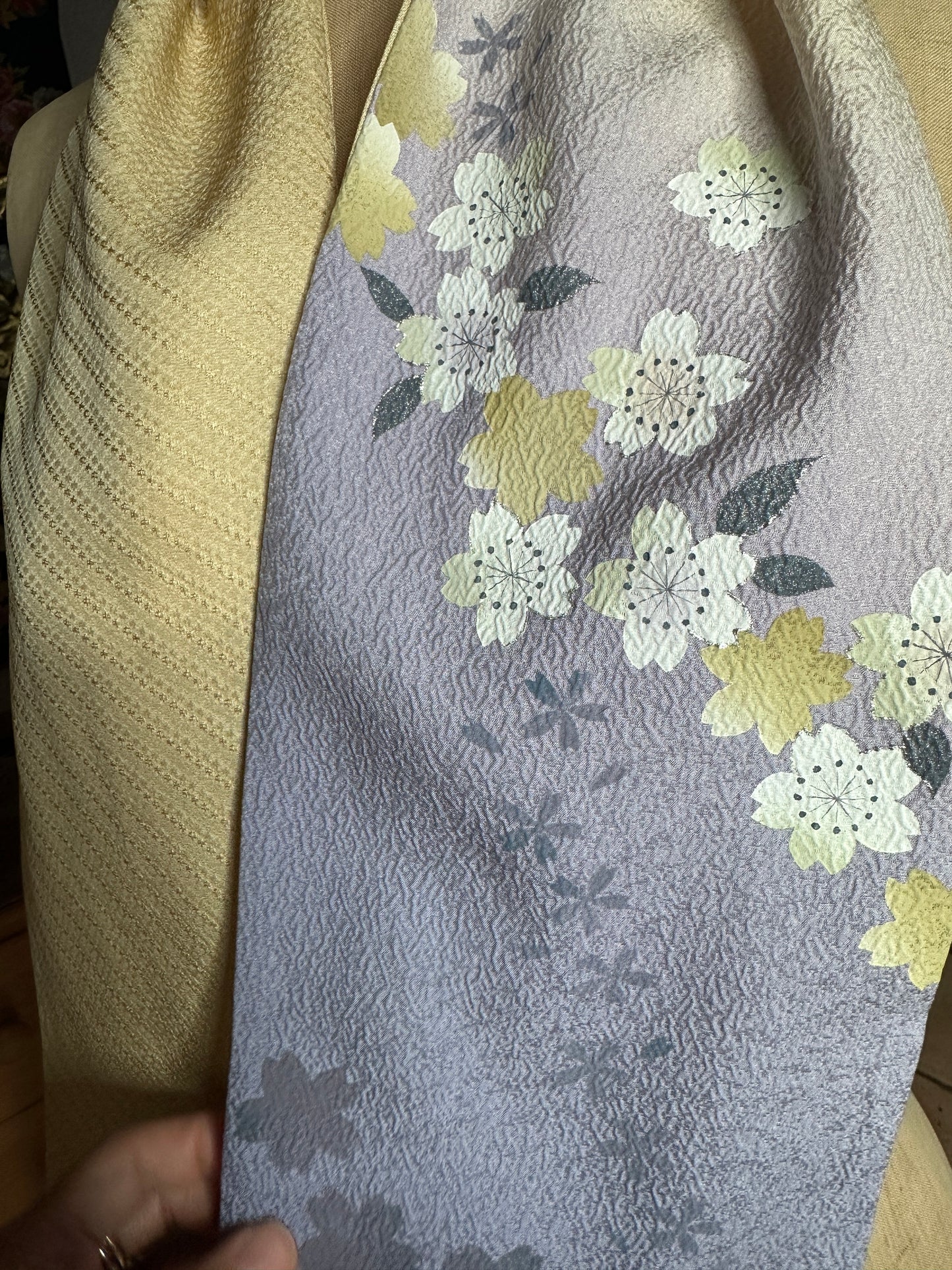 Foulard kimono japonais en soie