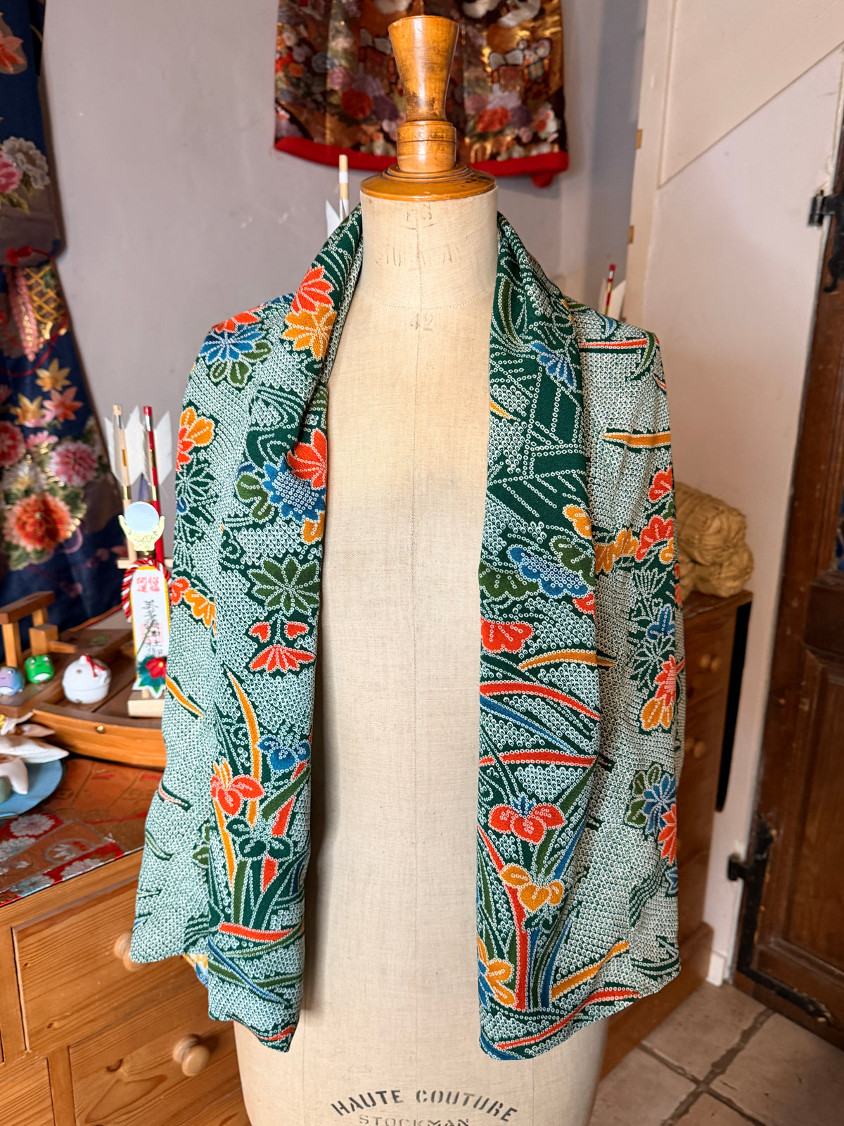 Top tunique 3 en 1 kimono japonais en soie