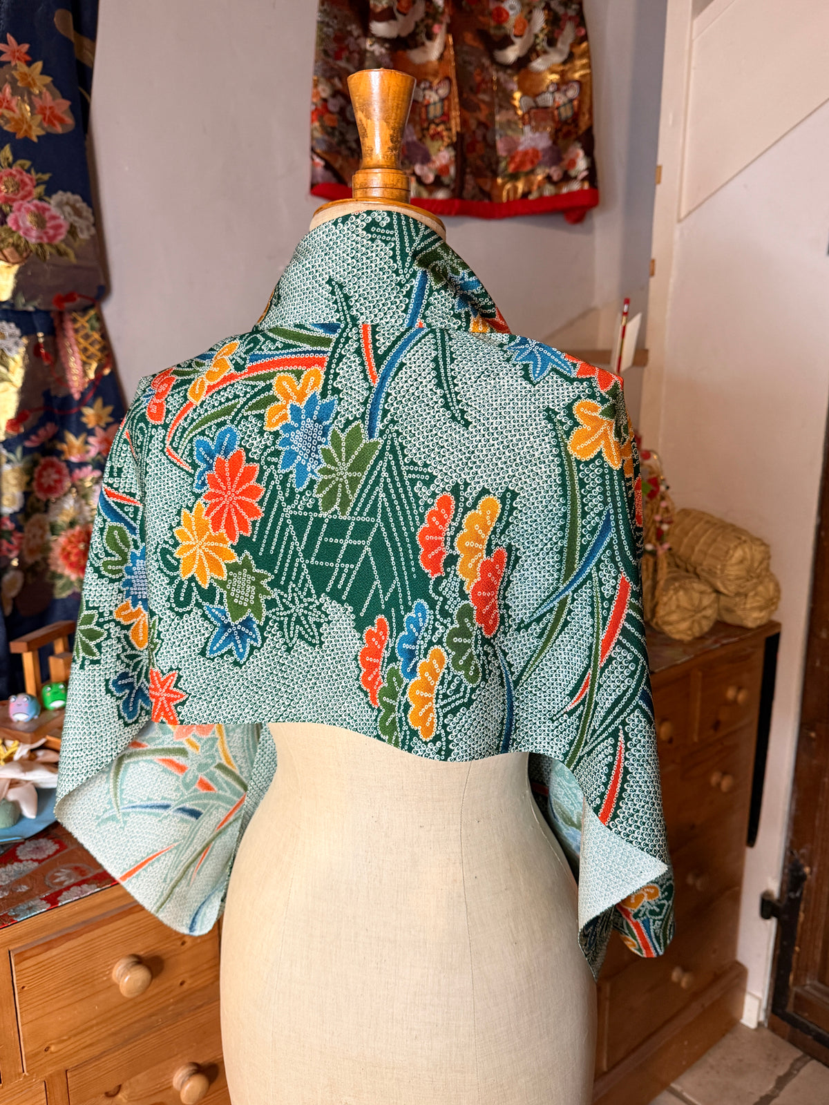 Top tunique 3 en 1 kimono japonais en soie