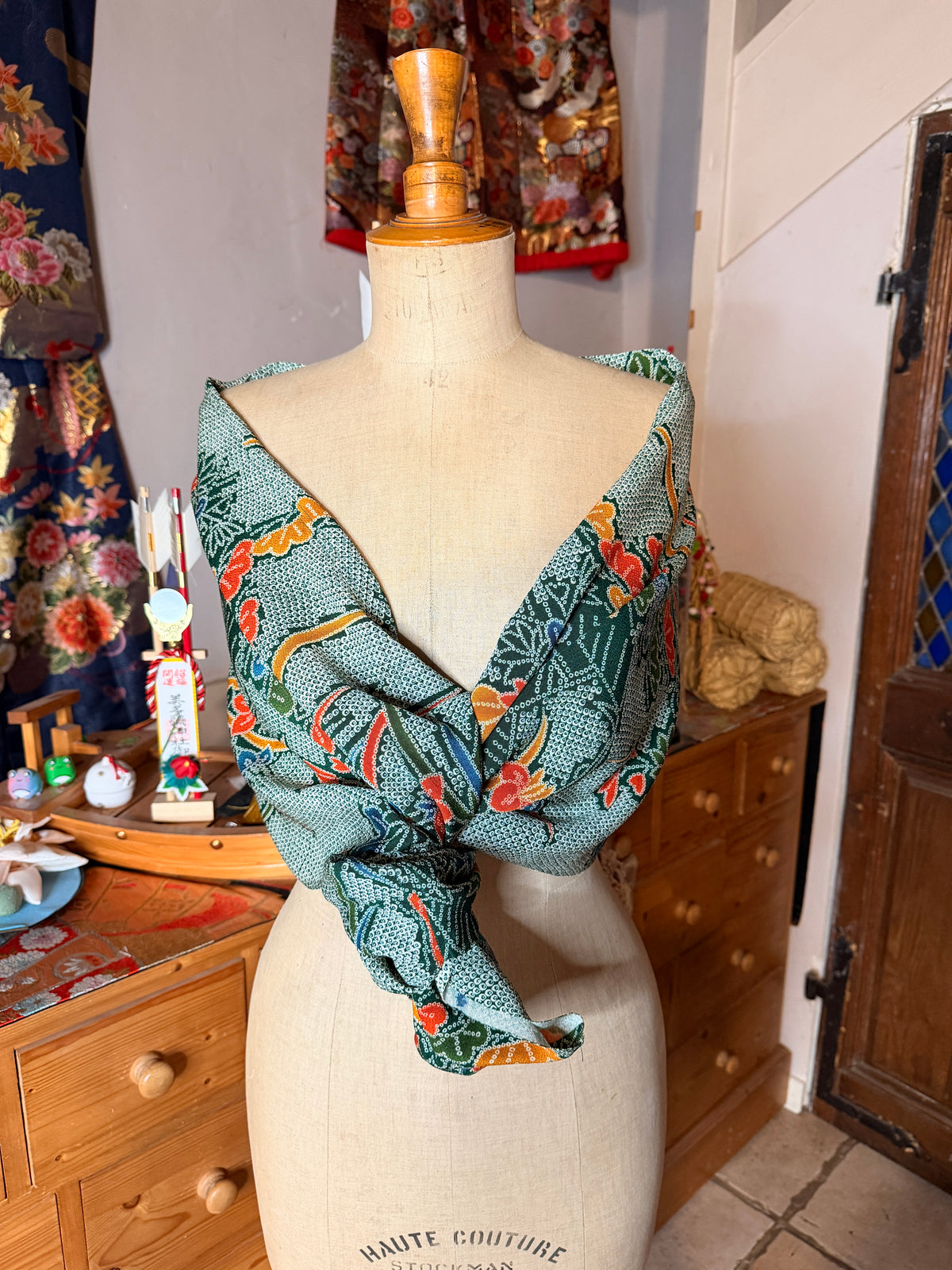 Top tunique 3 en 1 kimono japonais en soie