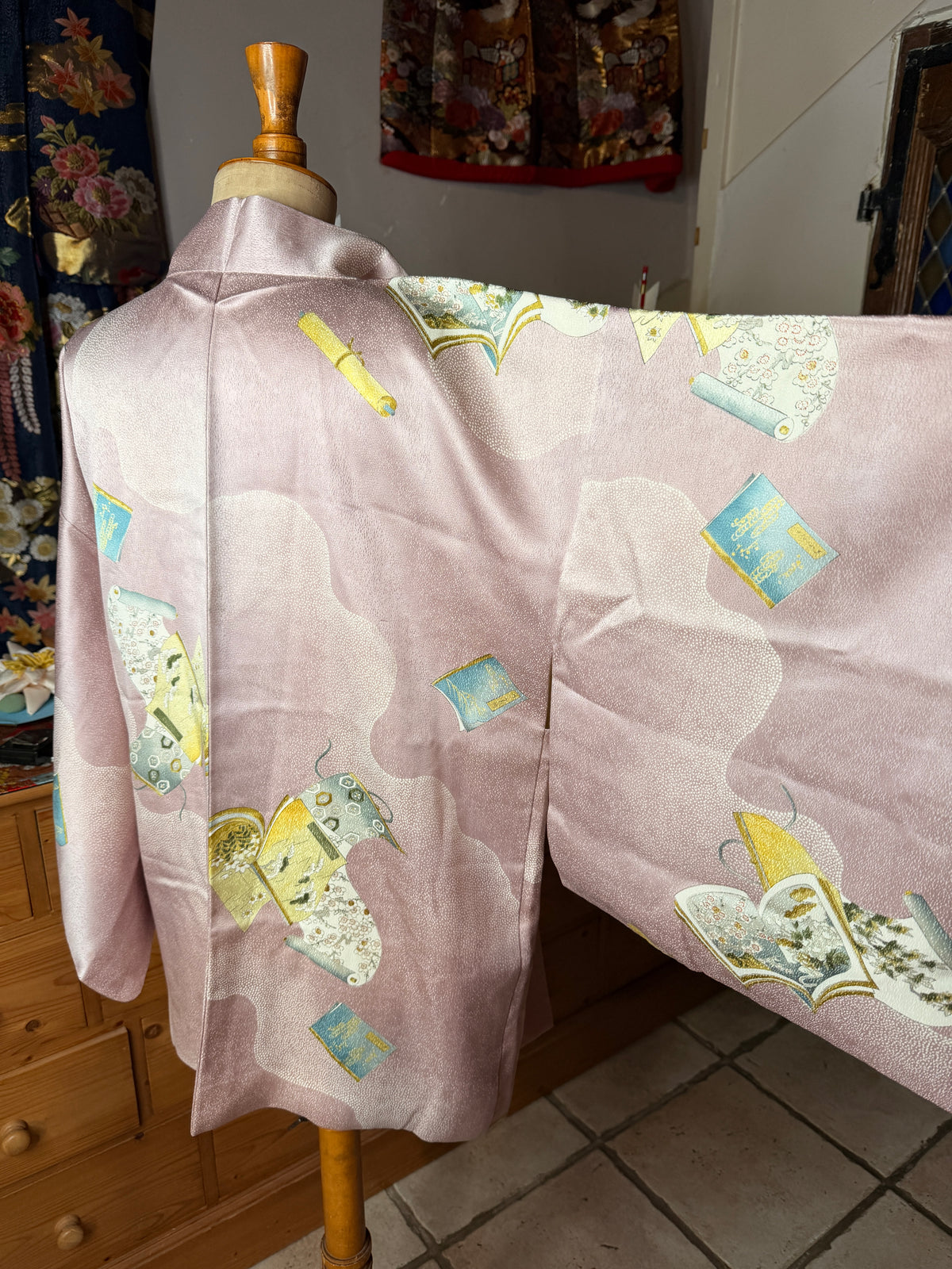 Haori veste de kimono japonais en soie