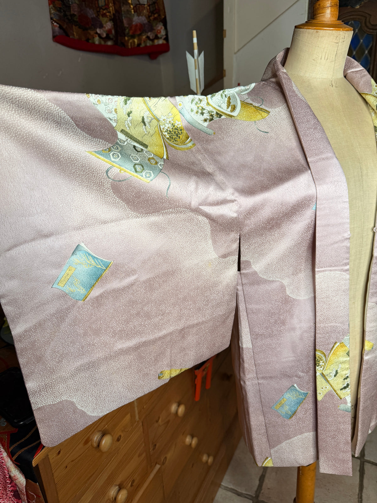 Haori veste de kimono japonais en soie