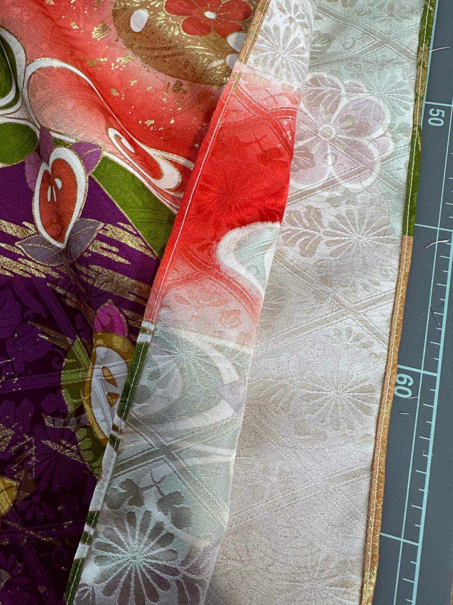 Foulard furisode kimono japonais en soie Neuf