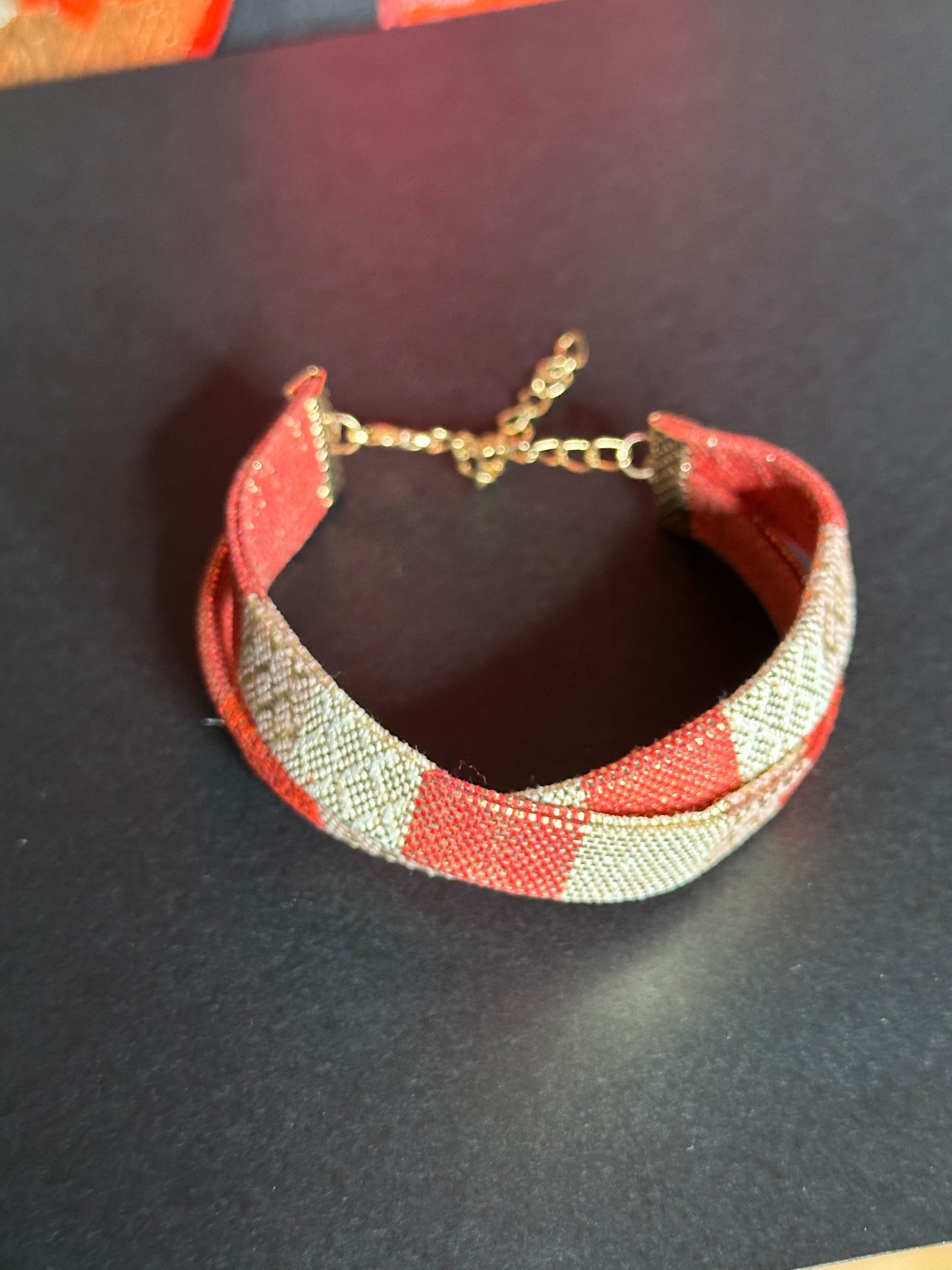 Bracelet Obijime en soie Neuf