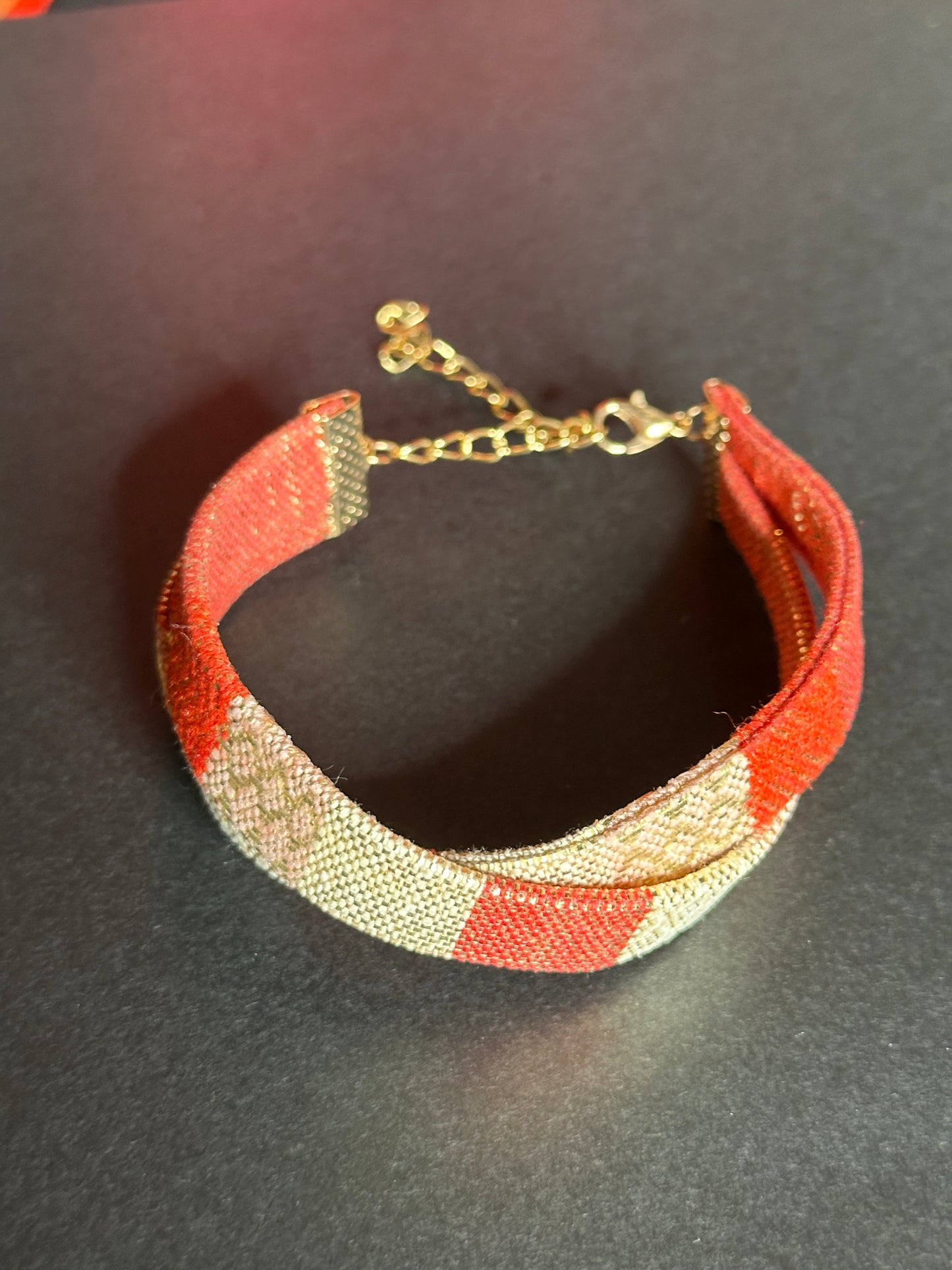 Bracelet Obijime en soie Neuf