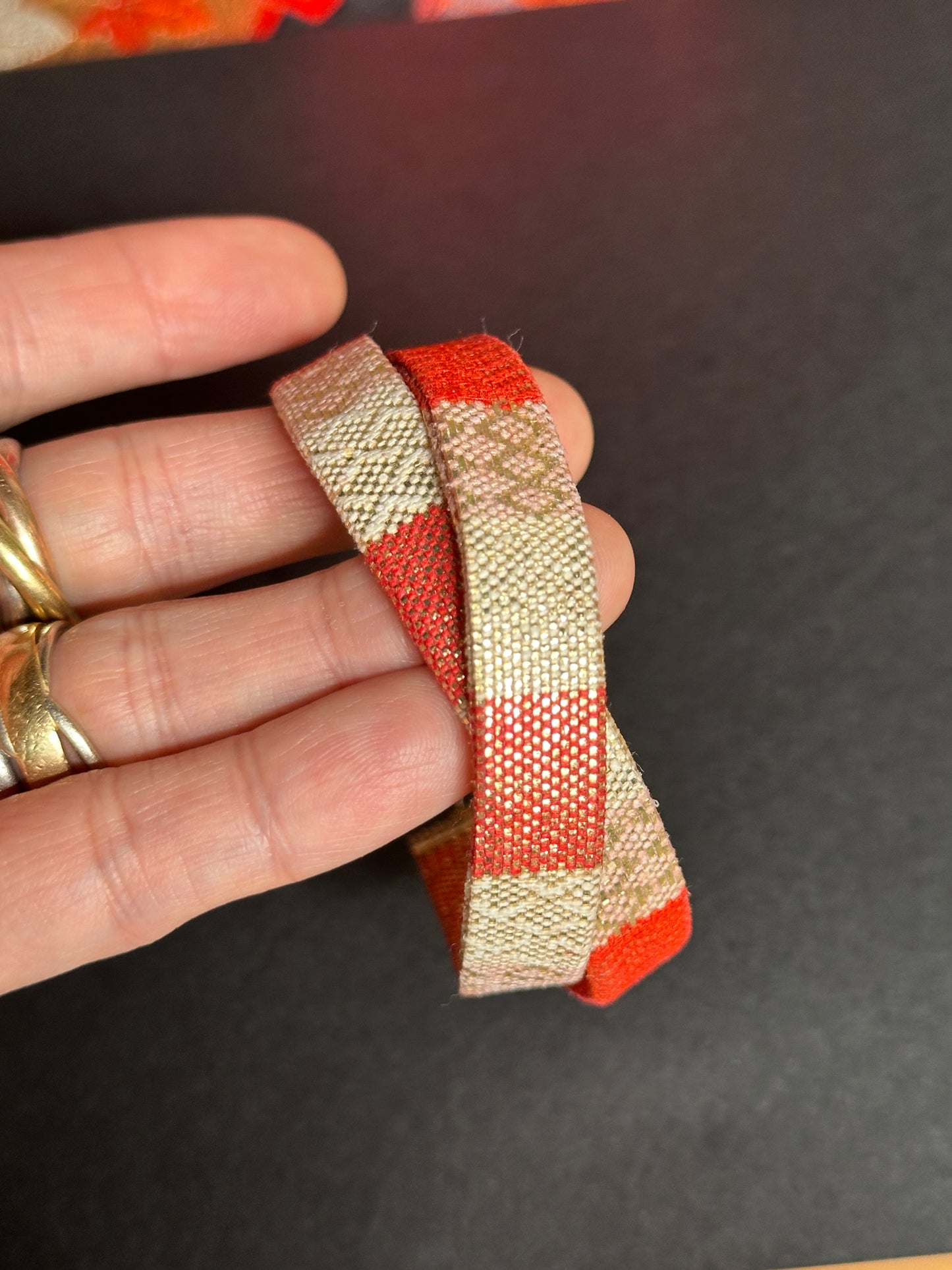 Bracelet Obijime en soie Neuf