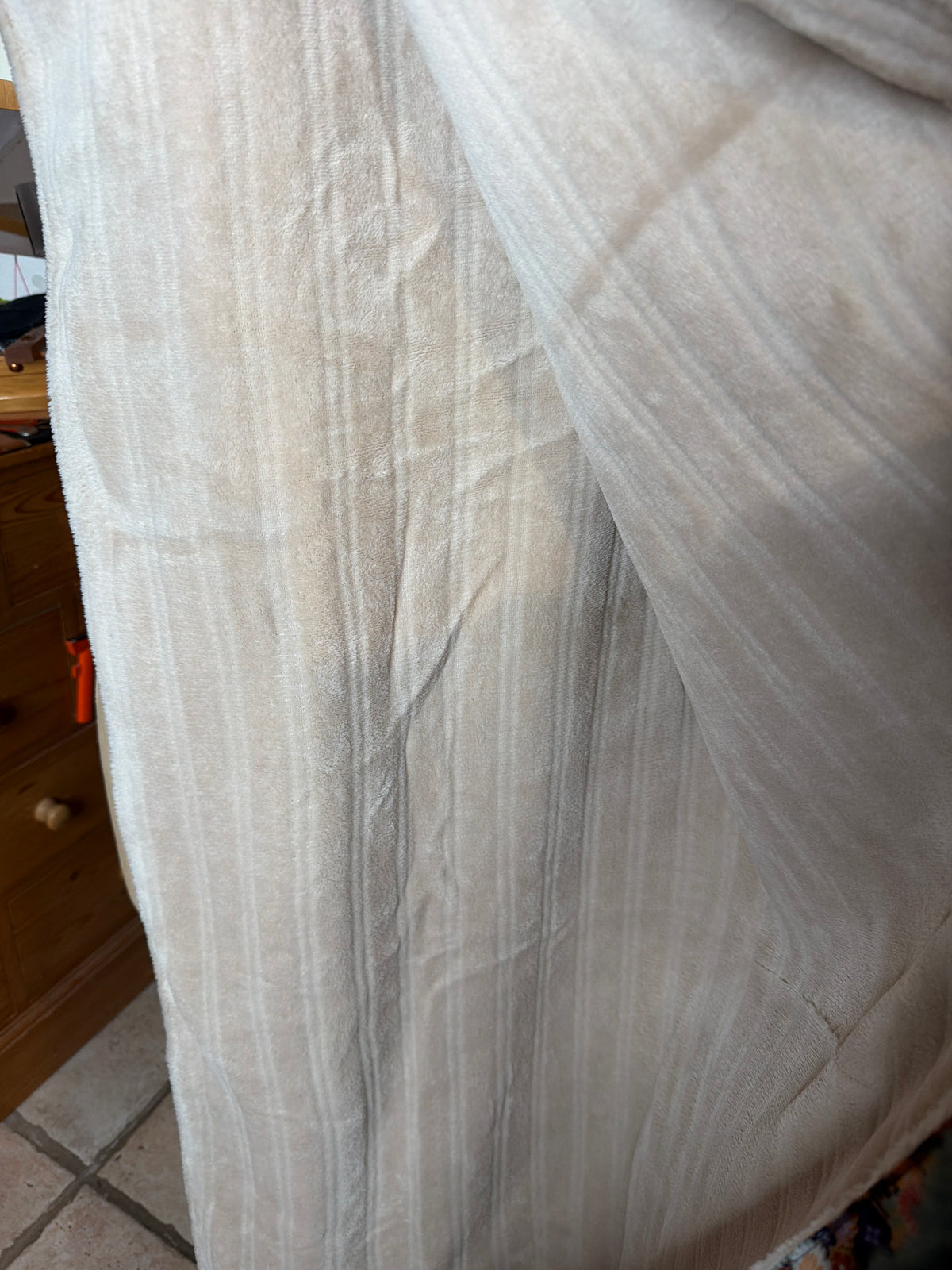 Momonga veste réversible tissu japonais en coton et micropolaire