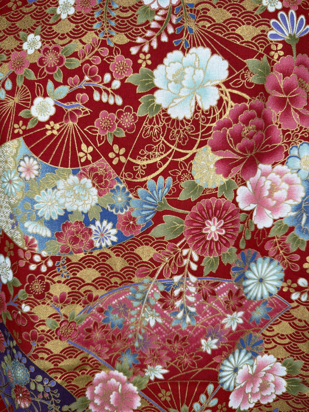 Momonga veste  réversible tissu japonais en coton et micropolaire